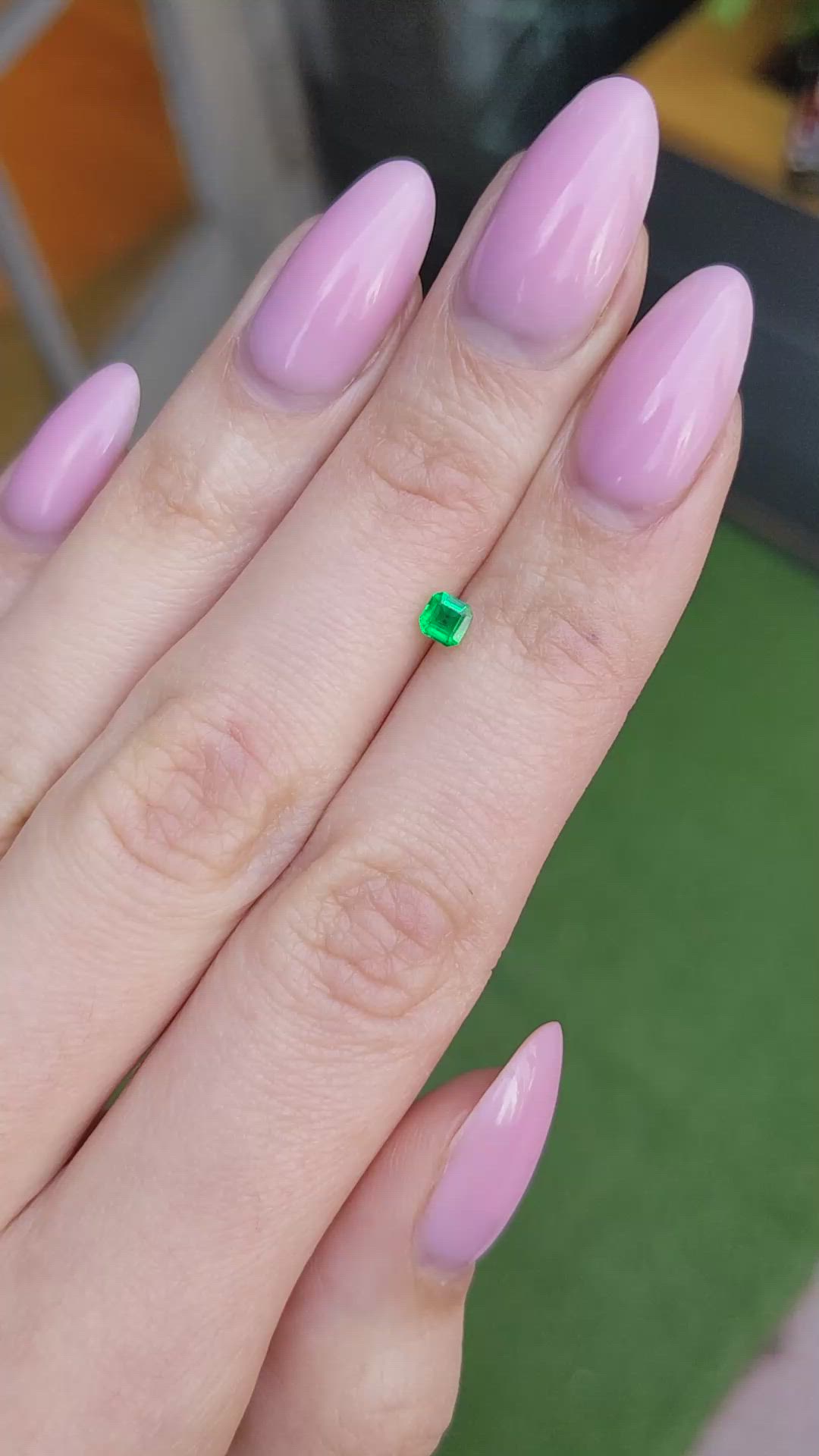 0.24 Ct. Emerald from Afghanistan Size Video