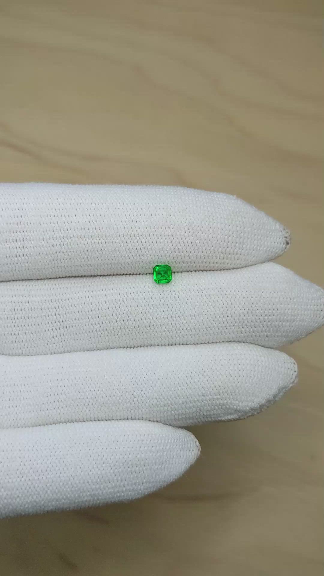 0.24 Ct. Emerald from Afghanistan Size Video