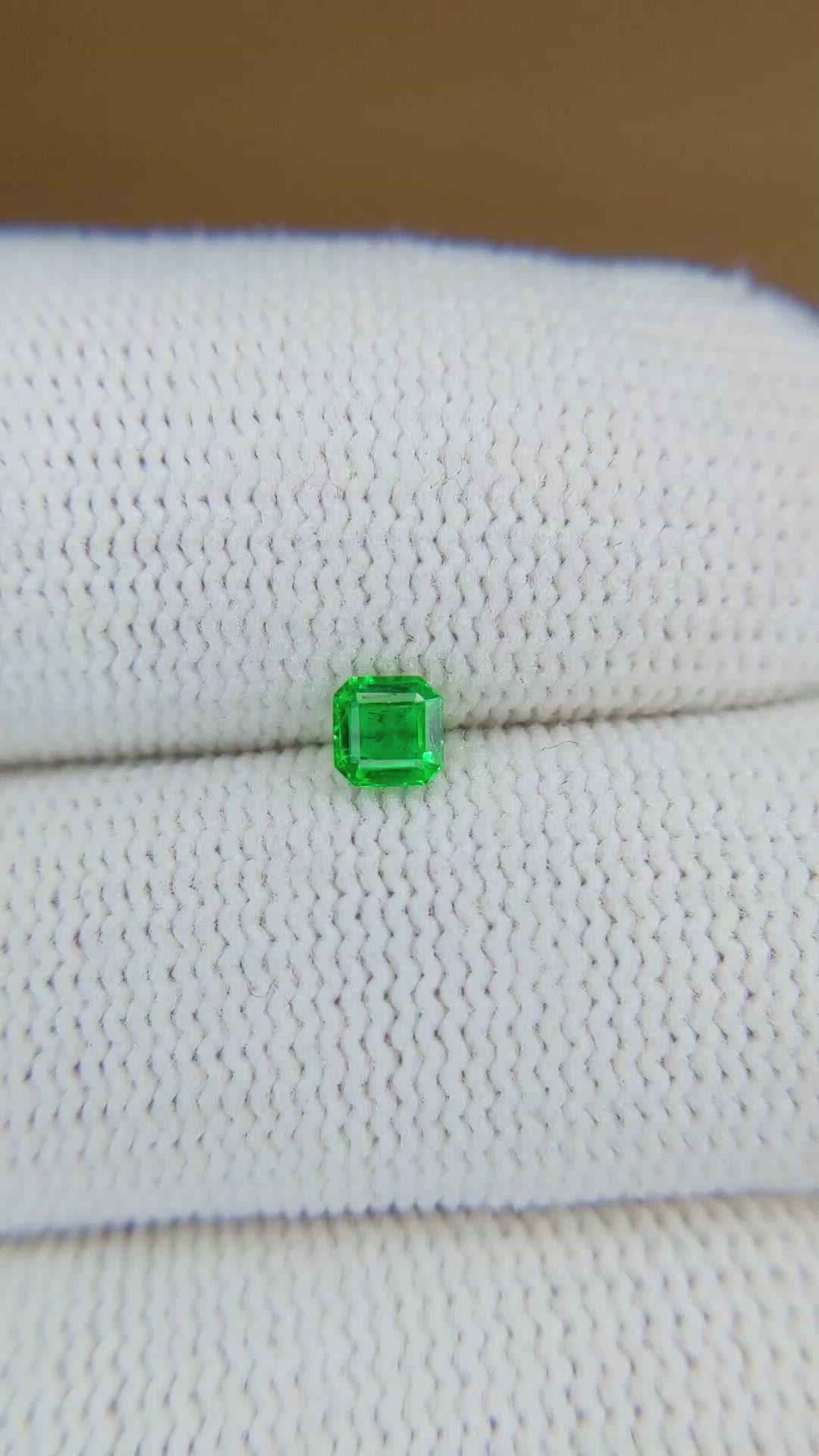 0.24 Ct. Emerald from Afghanistan Size Video