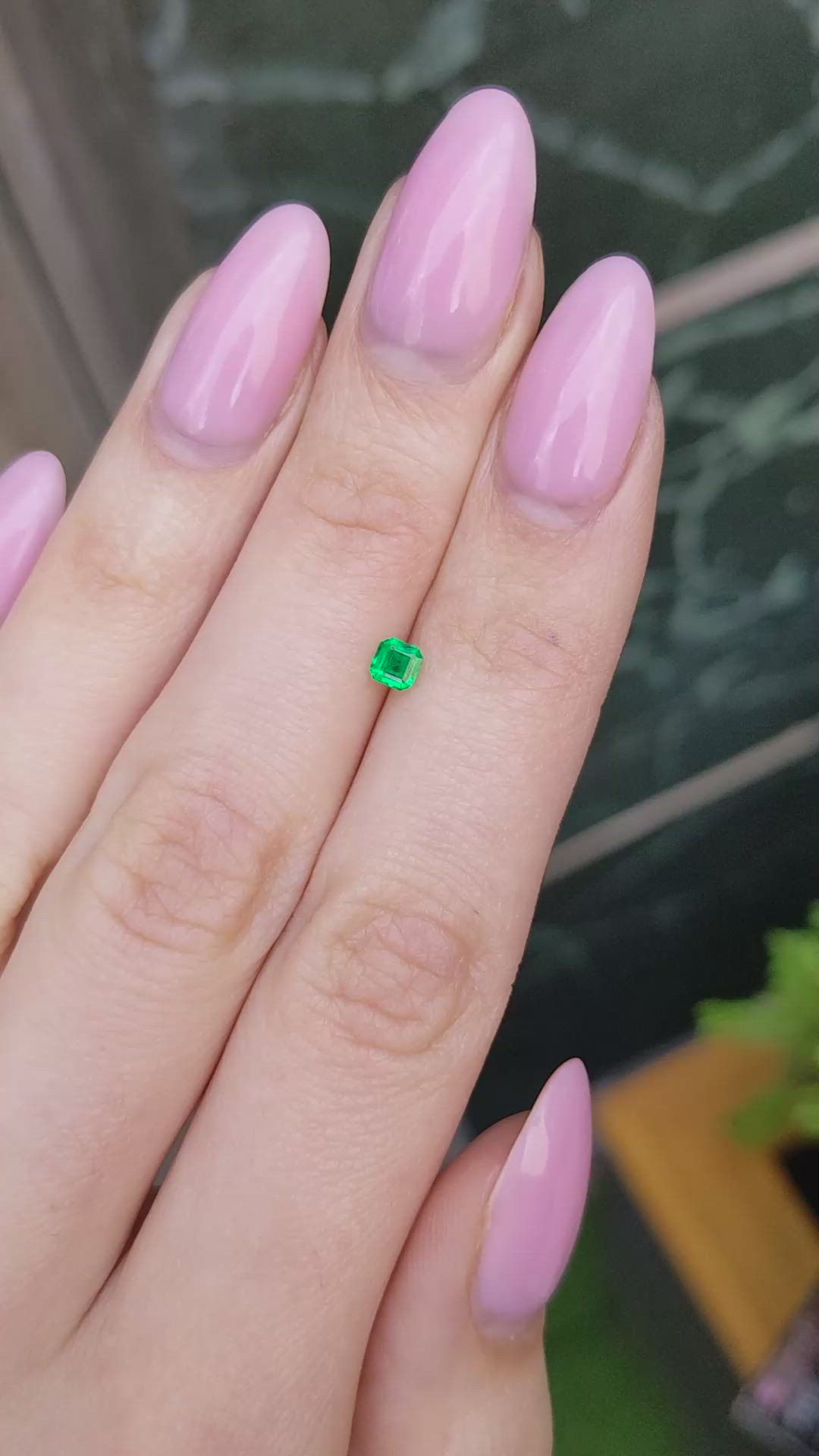 0.24 Ct. Emerald from Afghanistan Size Video