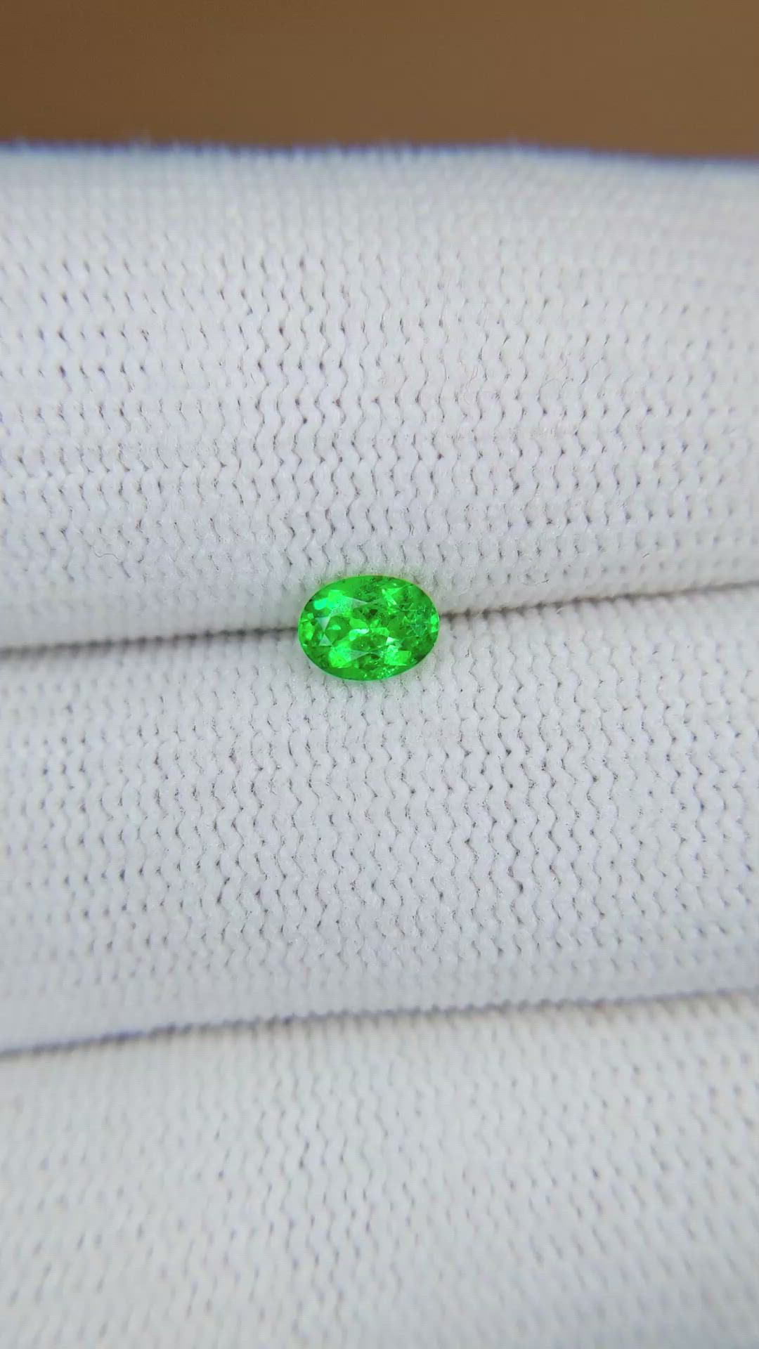0.32 Ct. Emerald from Afghanistan Size Video