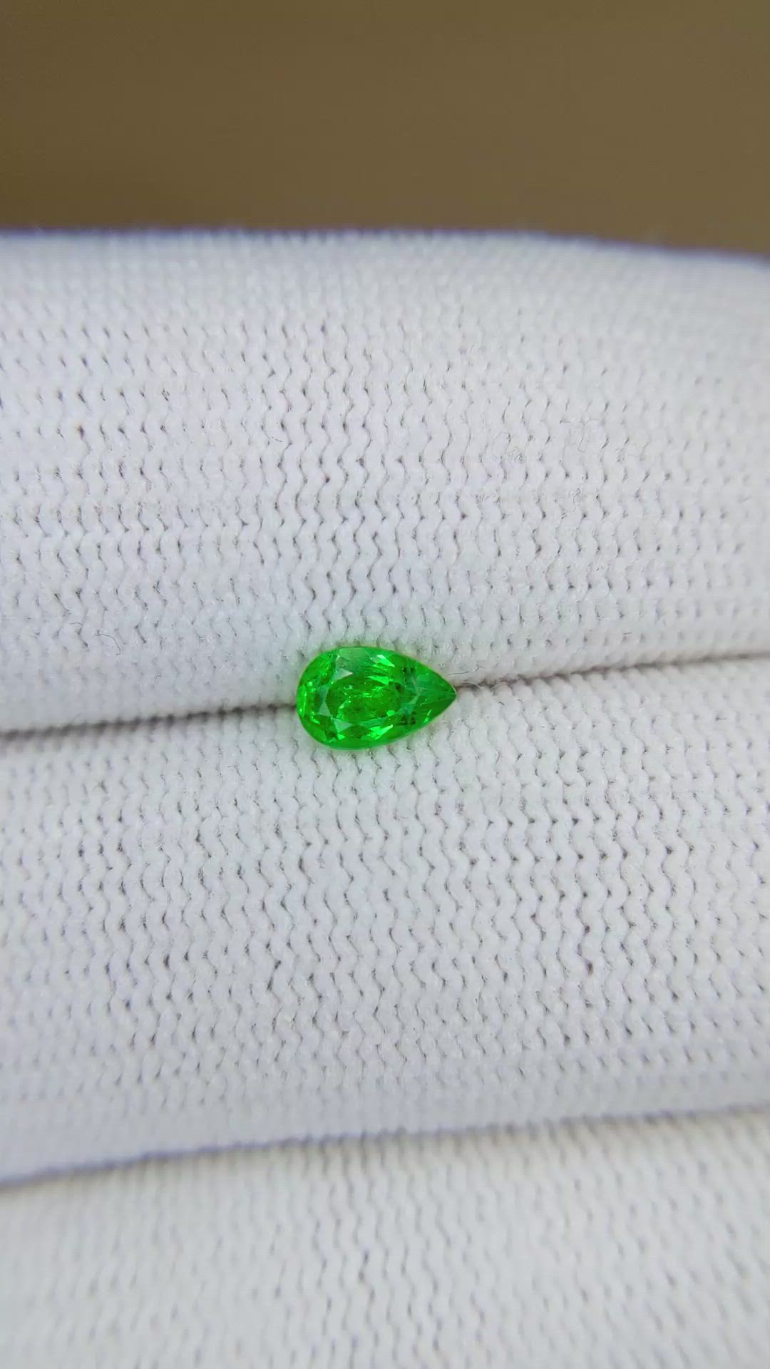 0.32 Ct. Emerald from Afghanistan Size Video