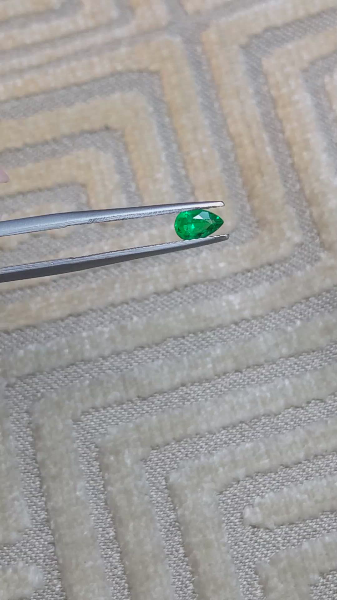 0.32 Ct. Emerald from Afghanistan Size Video