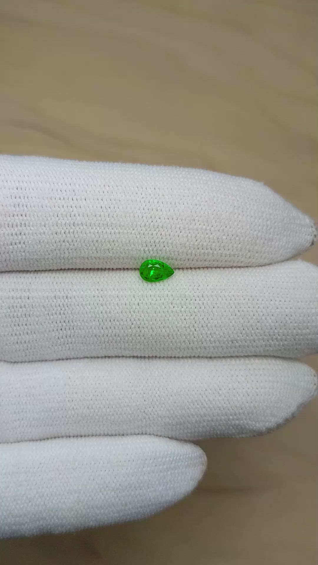 0.32 Ct. Emerald from Afghanistan Size Video