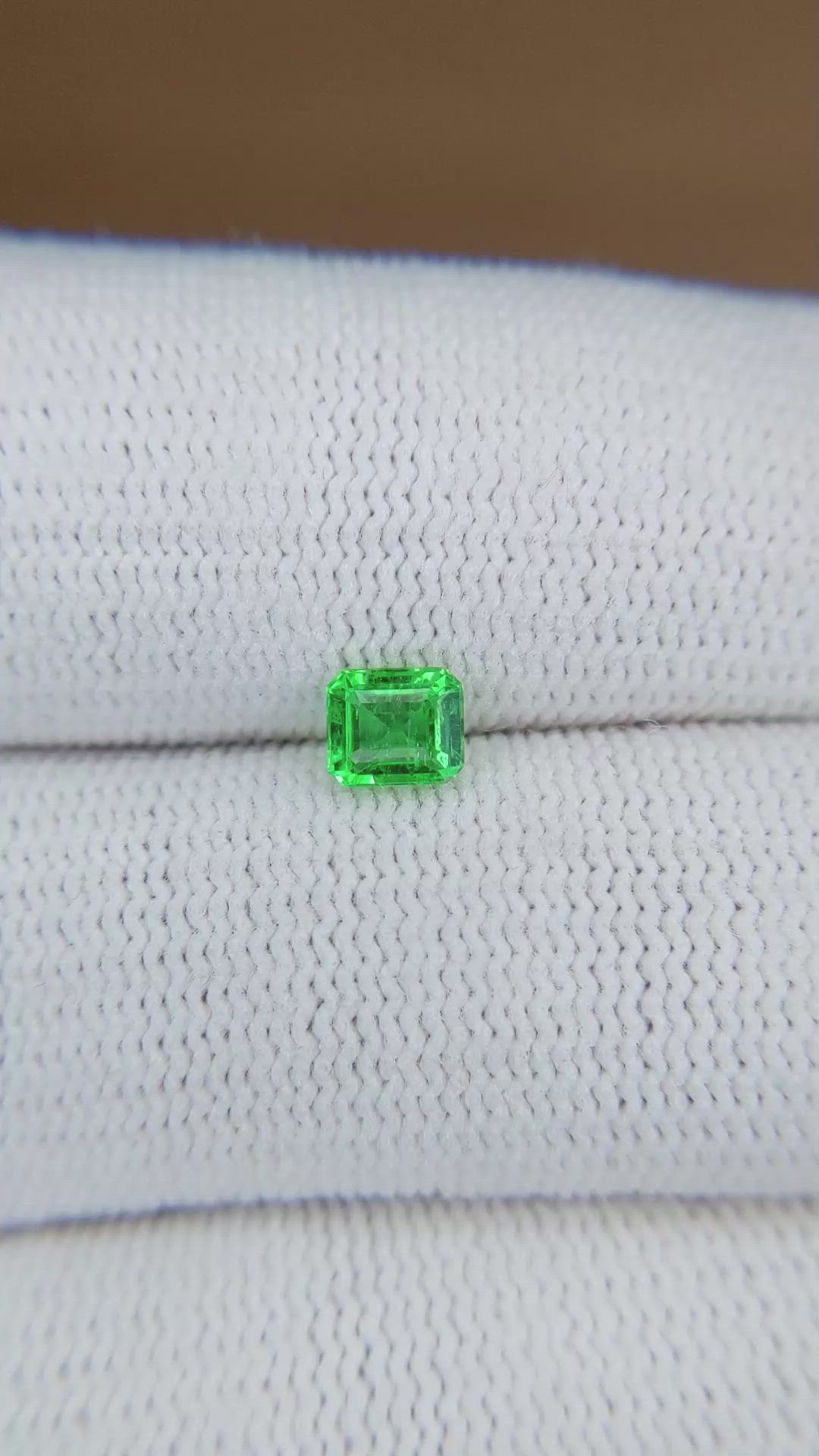 0.43 Ct. Emerald from Afghanistan Size Video