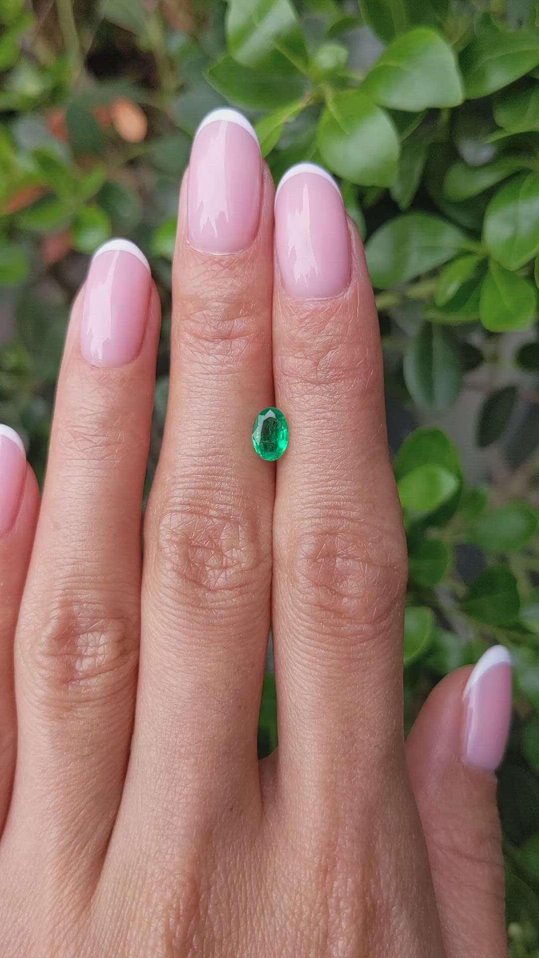 0.57 Ct. Emerald from Afghanistan Size Video
