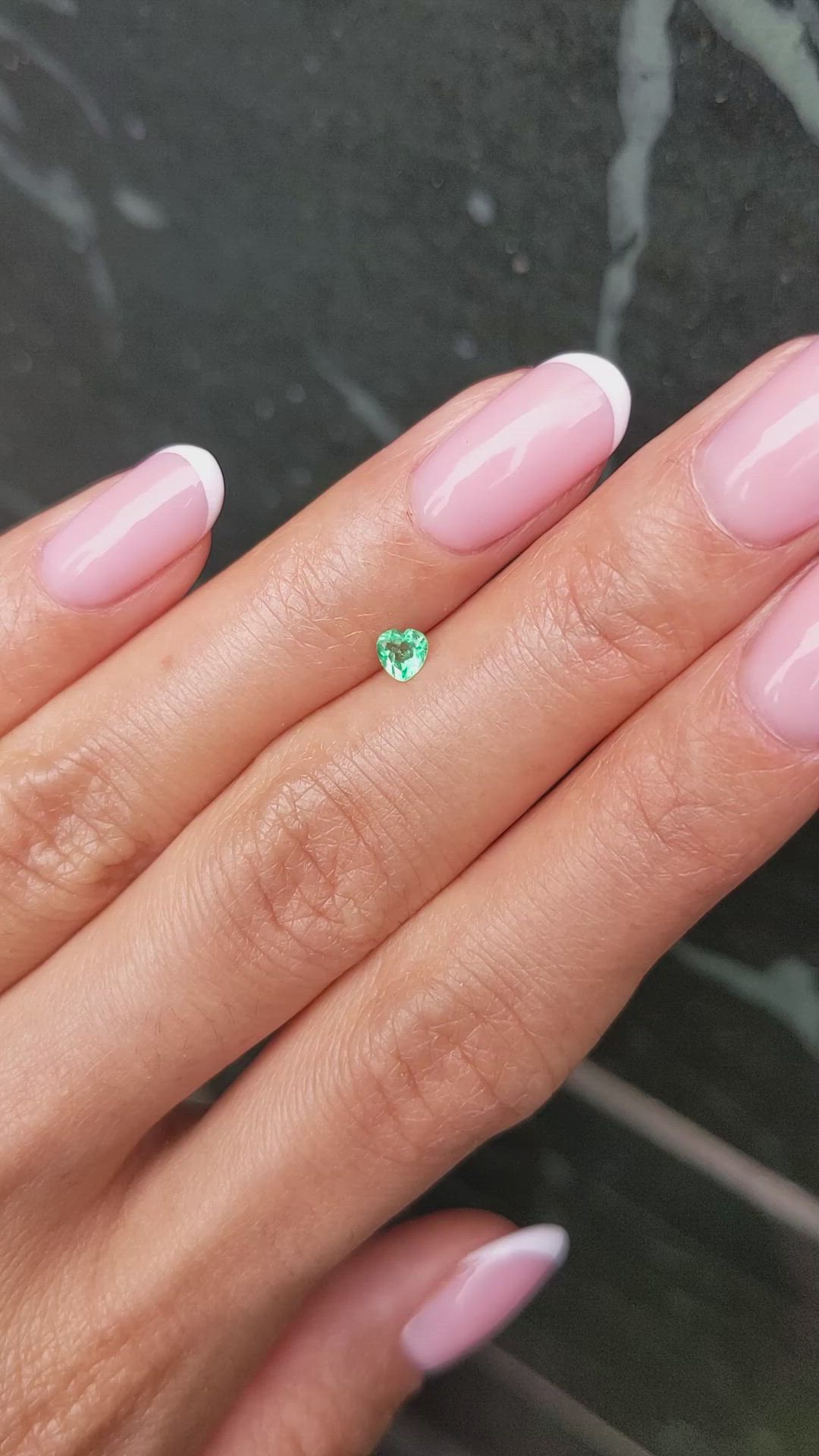 0.15 Ct. Emerald from Afghanistan Size Video