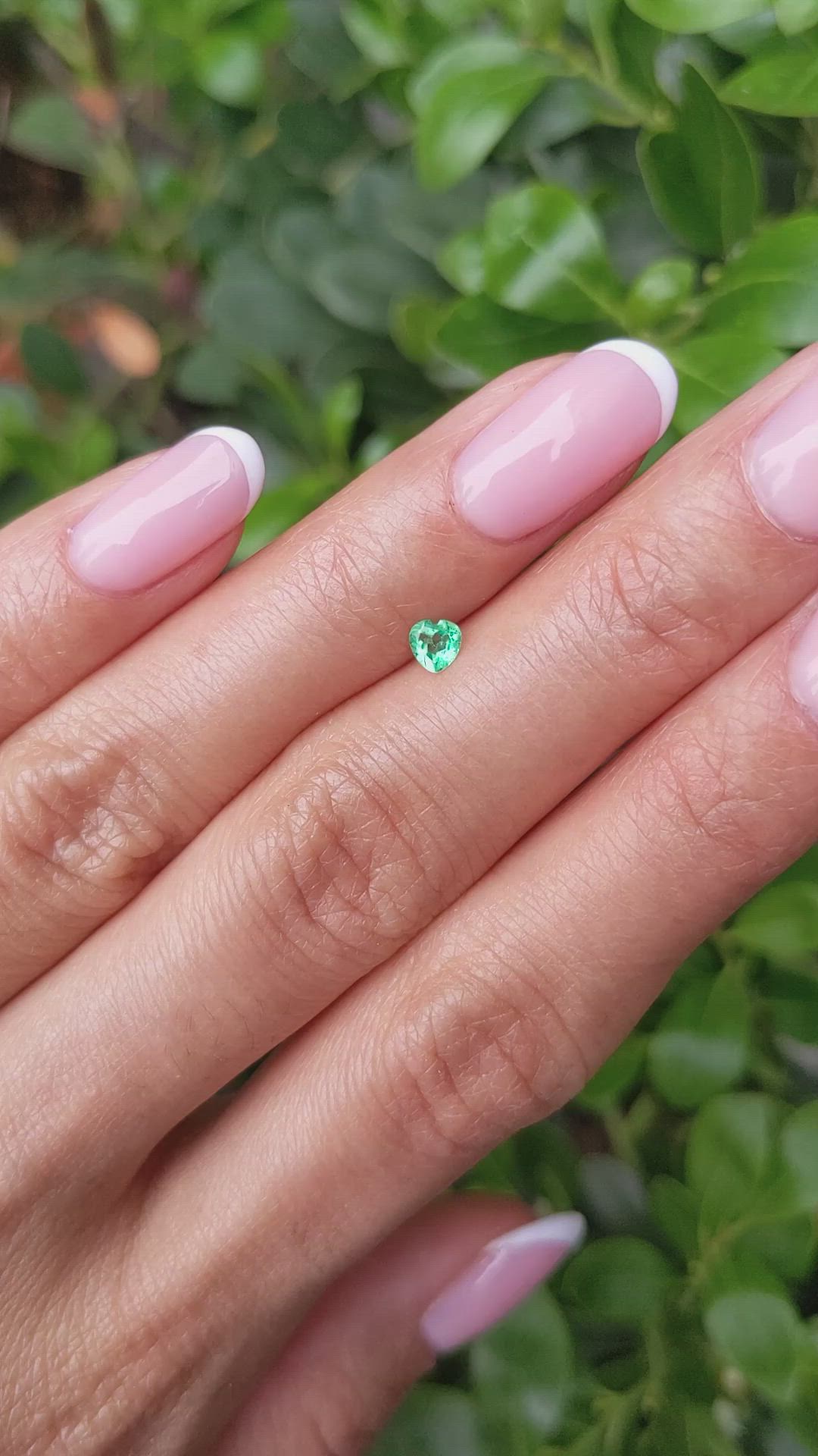 0.15 Ct. Emerald from Afghanistan Size Video