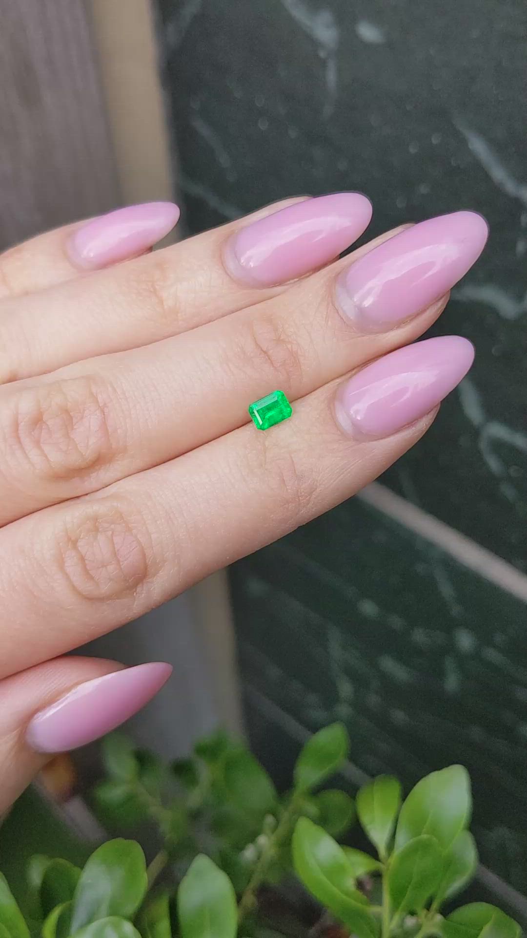0.47 Ct. Emerald from Afghanistan Size Video