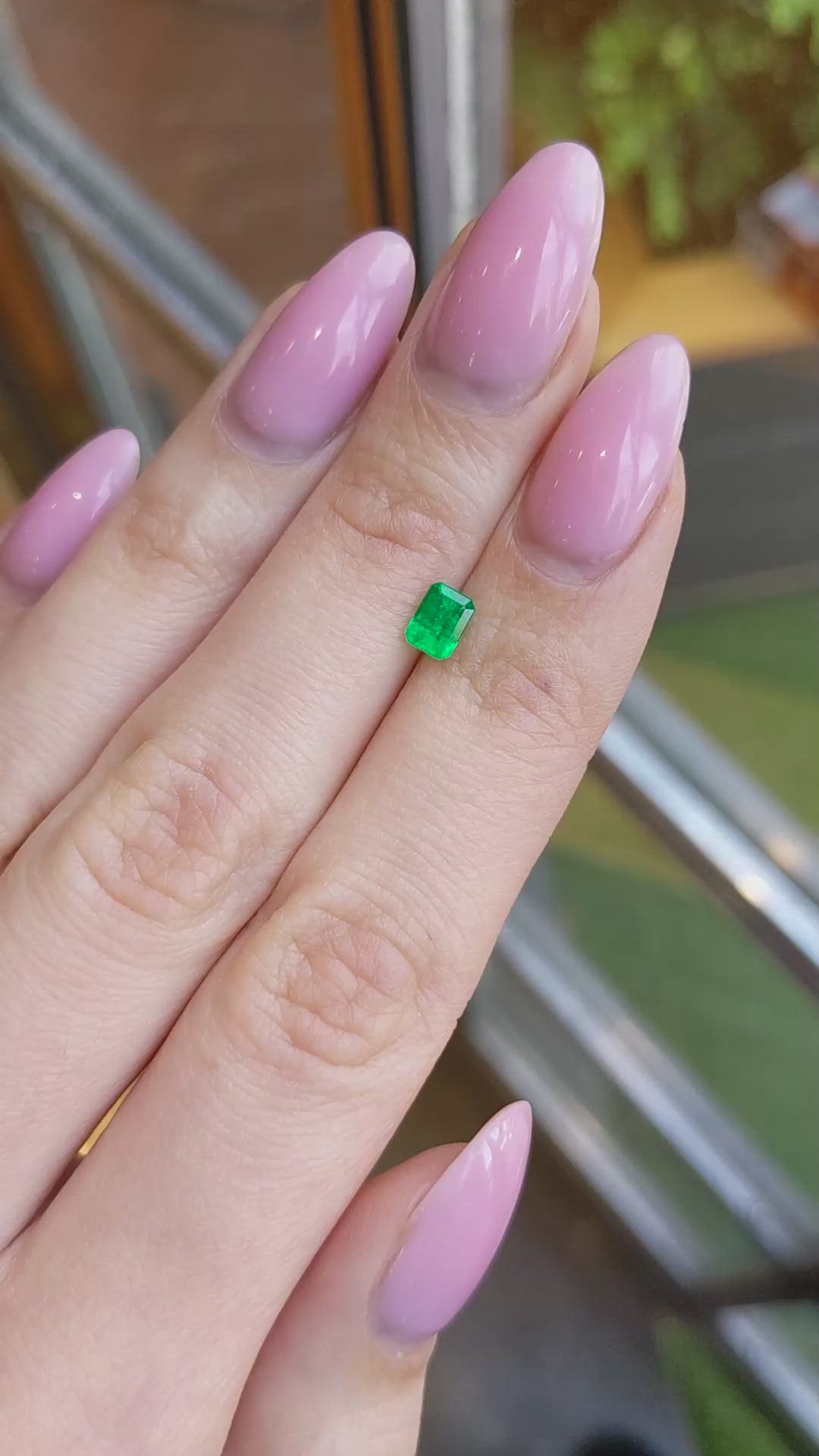 0.47 Ct. Emerald from Afghanistan Size Video