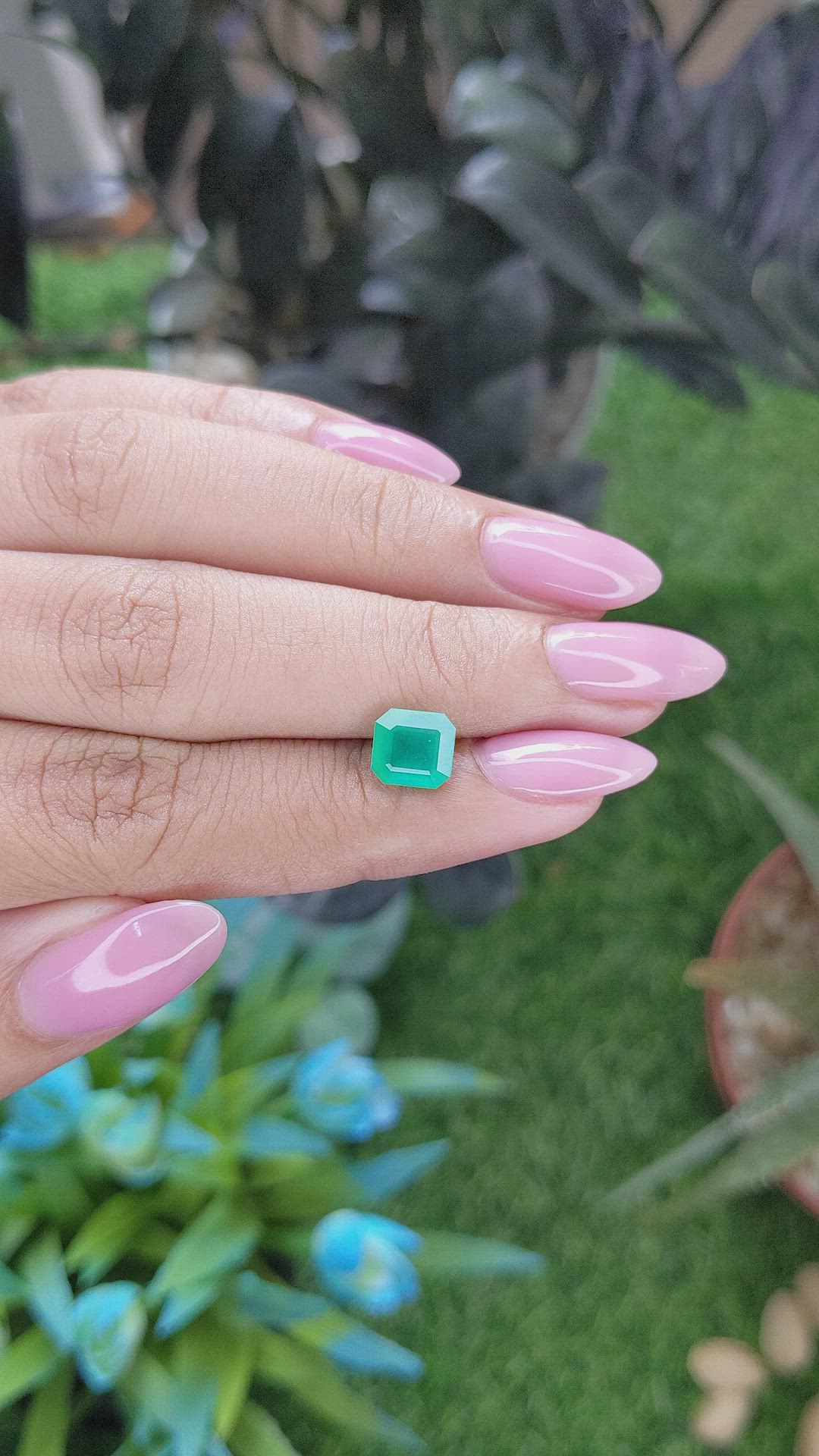 1.48 Ct. Emerald from Zambia Size Video