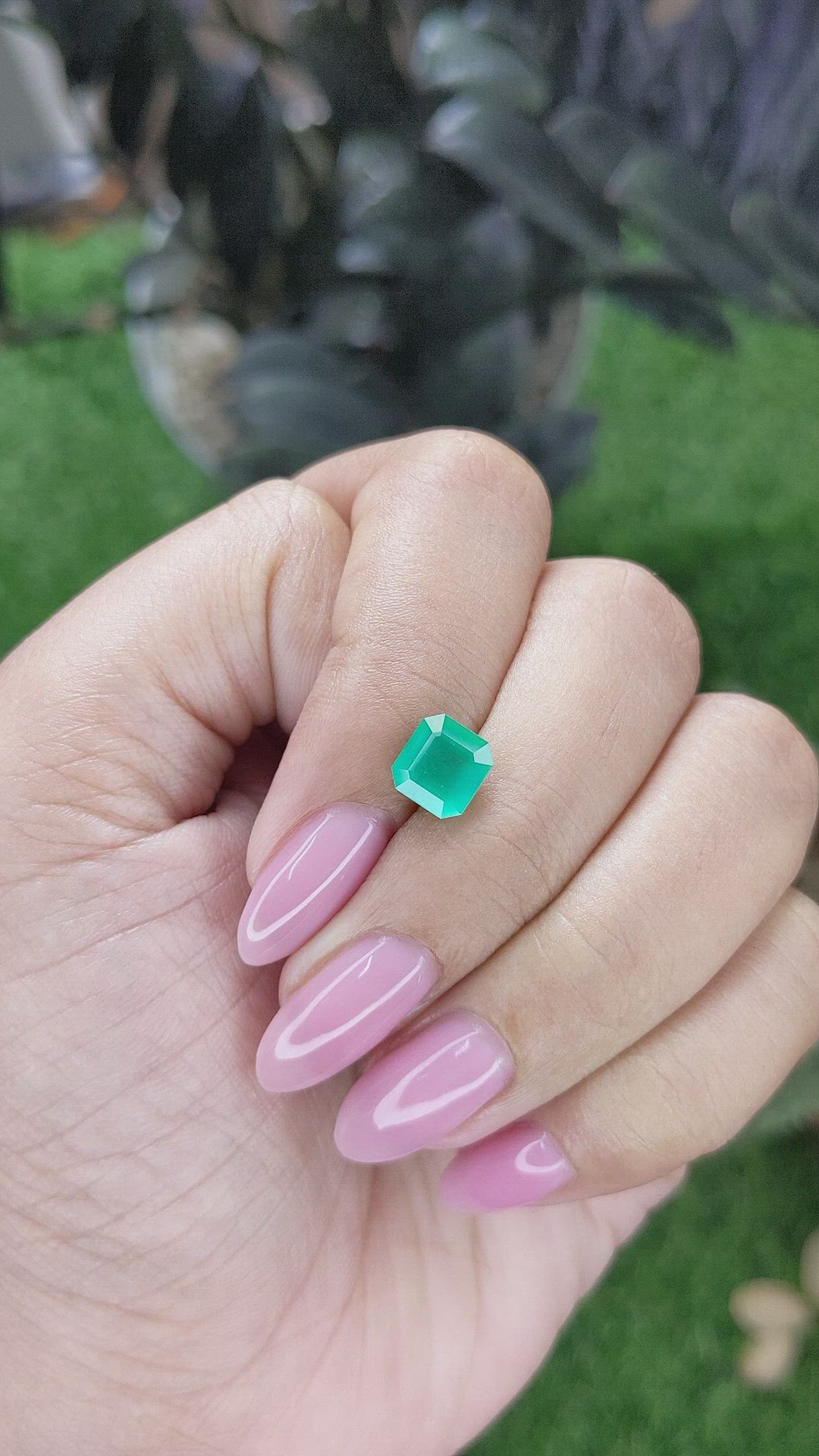 1.48 Ct. Emerald from Zambia Size Video