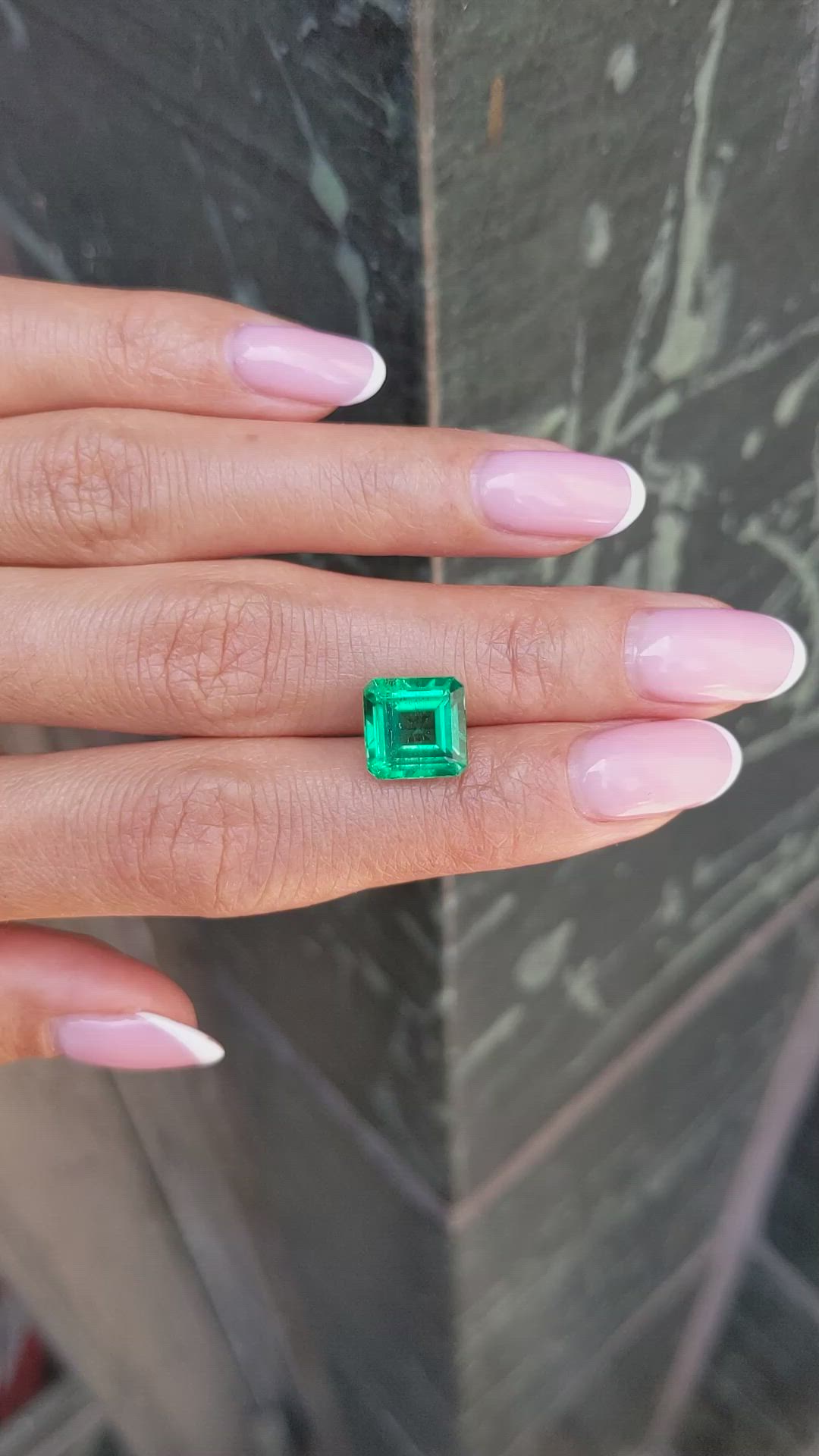 4.51 Ct. Emerald from Zambia Size Video