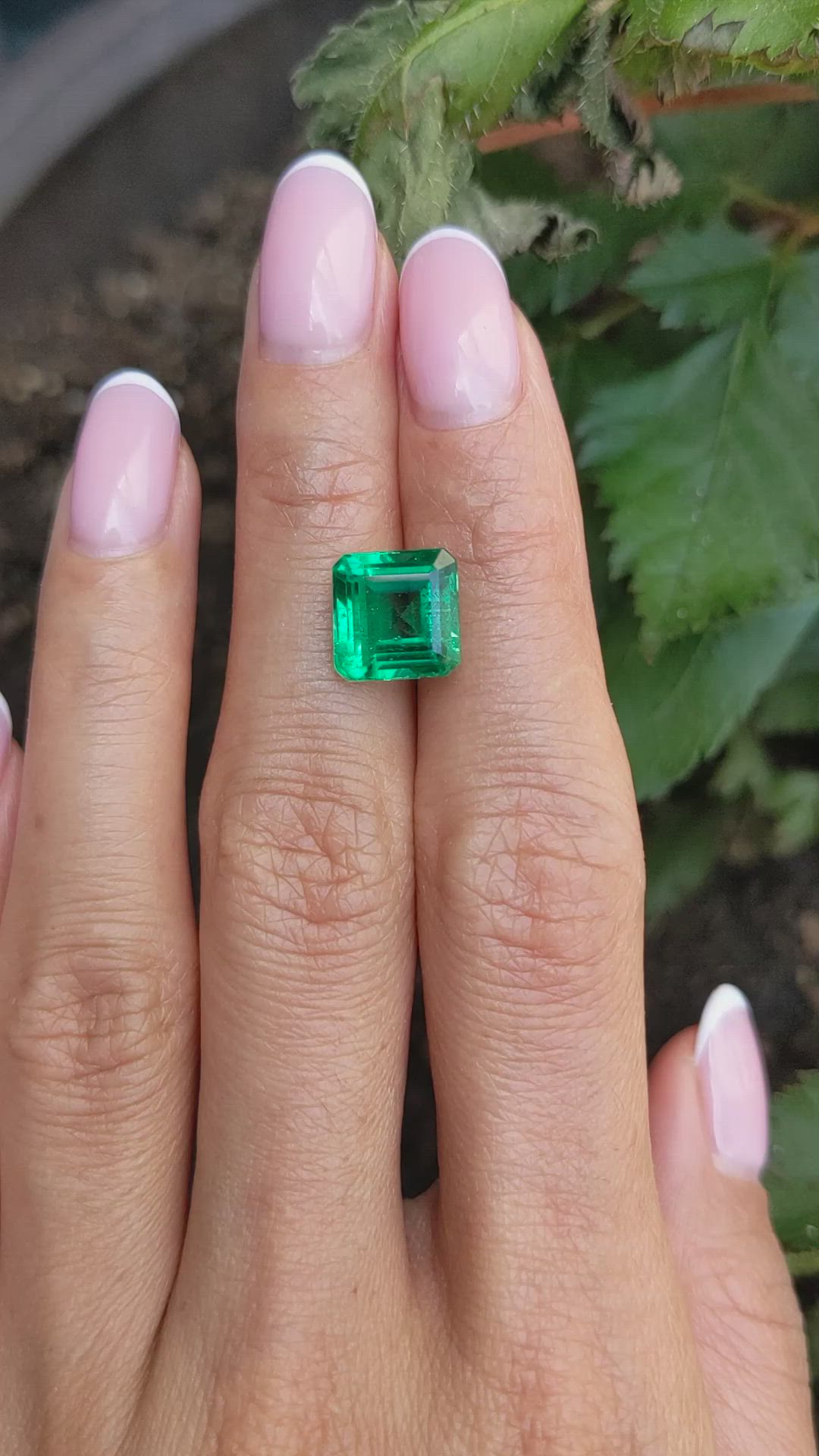4.51 Ct. Emerald from Zambia Size Video