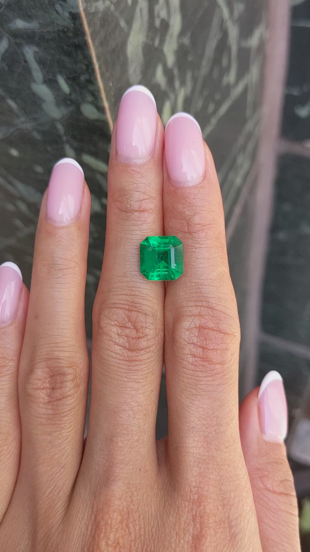 4.56 Ct. Emerald from Zambia Size Video