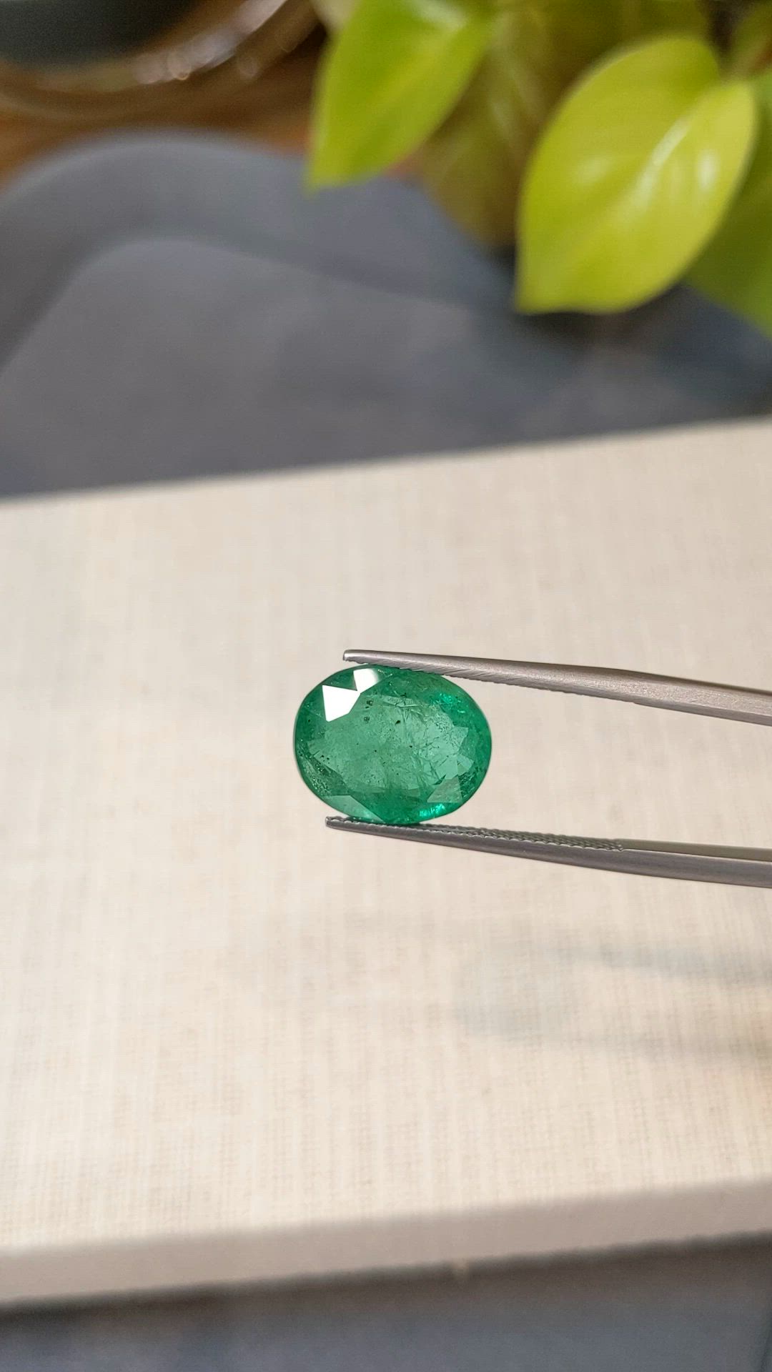 8.00 Ct. Emerald from Zambia Size Video