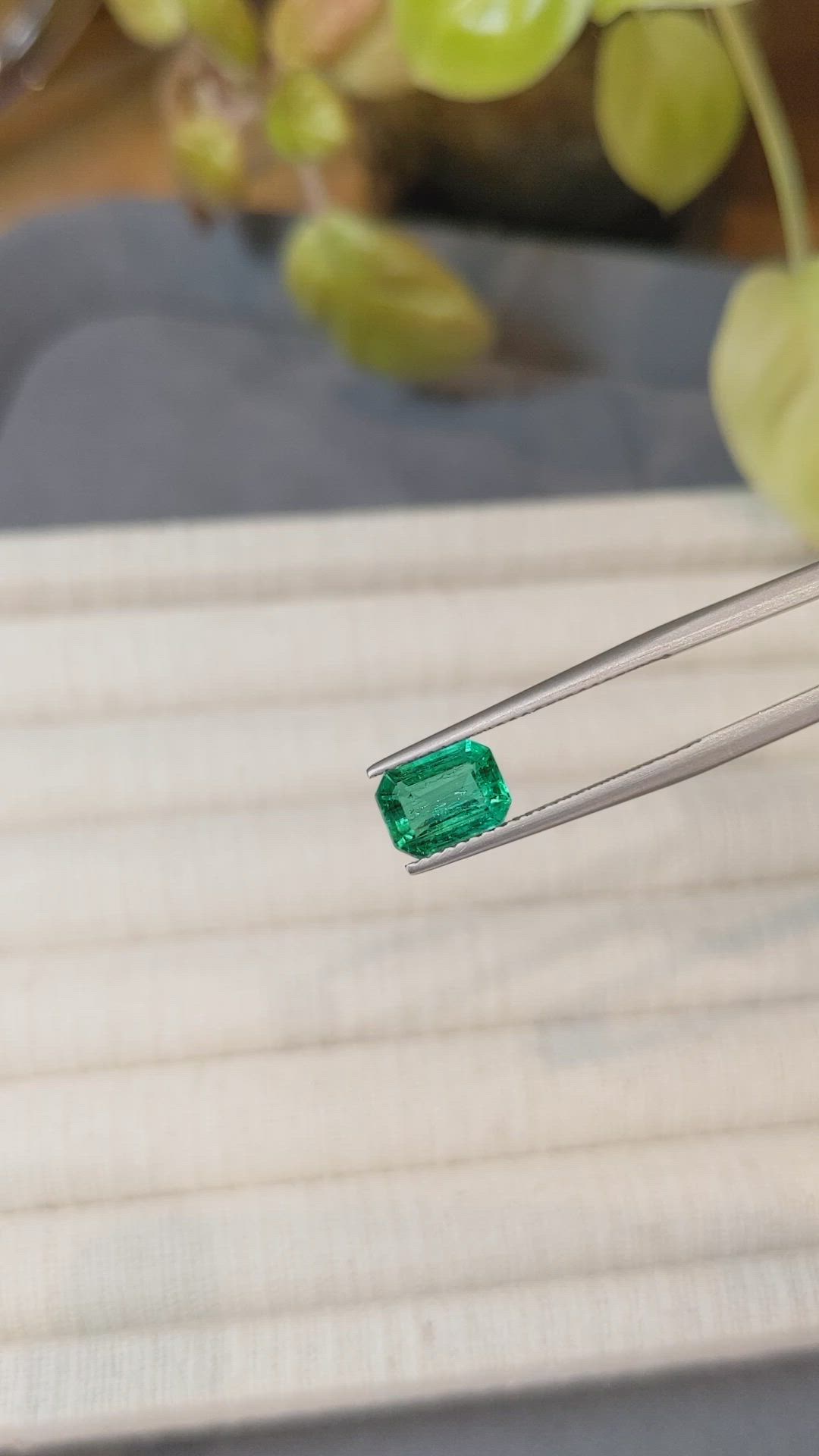 1.51 Ct. Emerald from Zambia Size Video