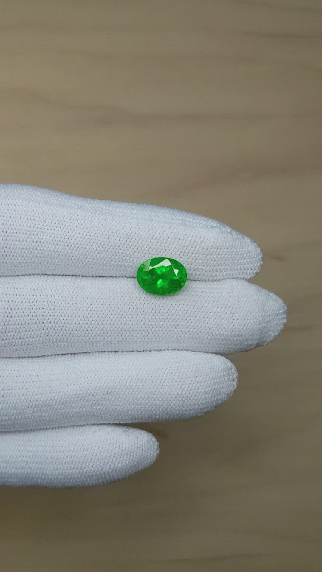1.91 Ct. Emerald from Zambia Size Video