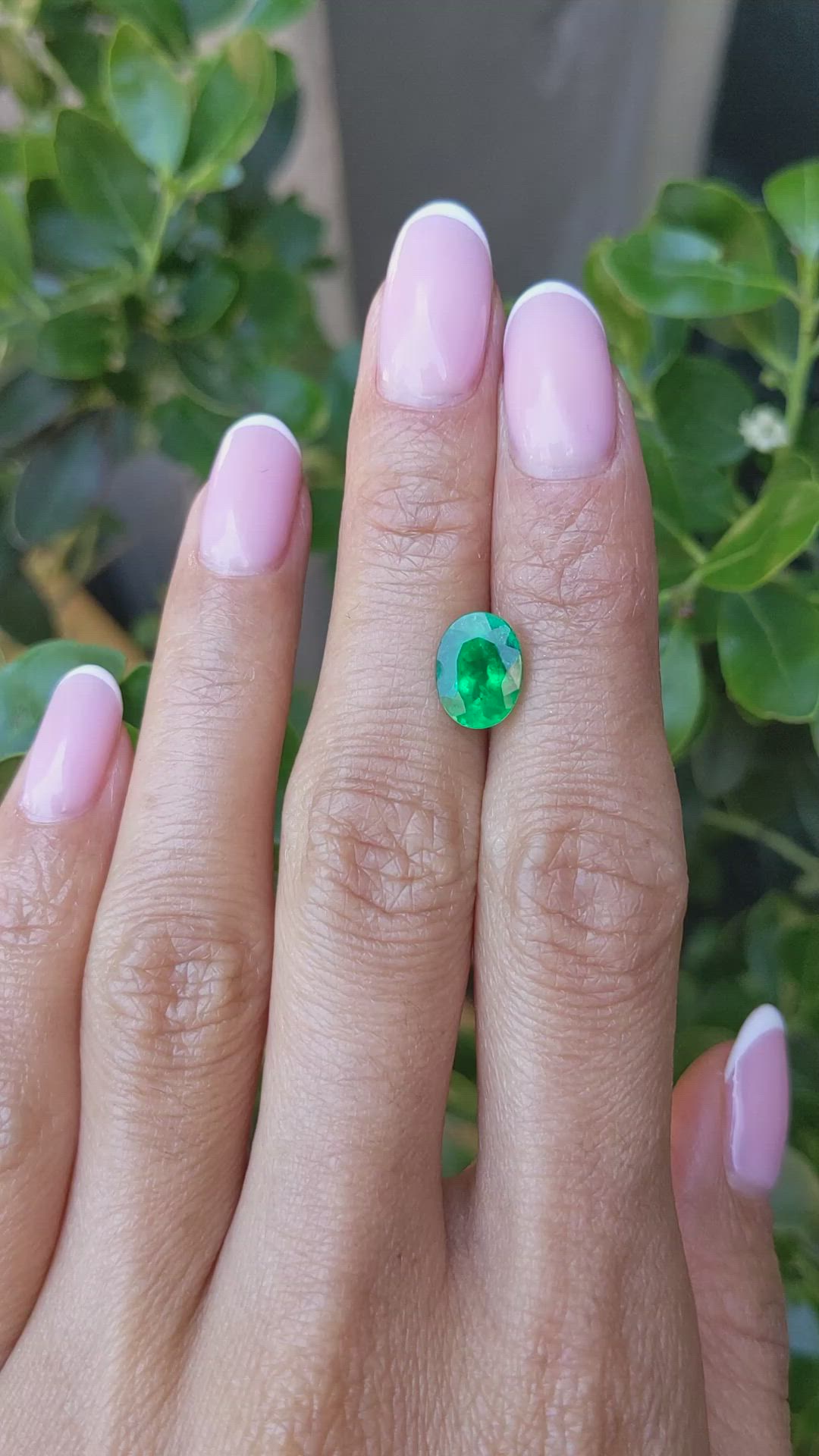 1.91 Ct. Emerald from Zambia Size Video
