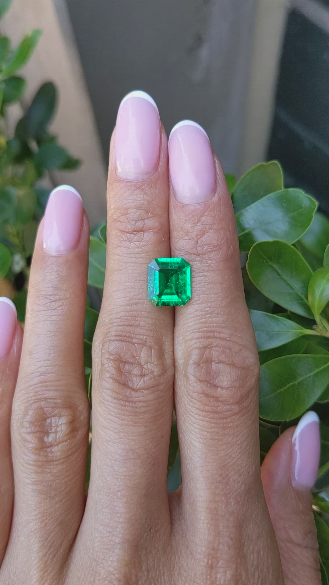 2.28 Ct. Emerald from Colombia Size Video