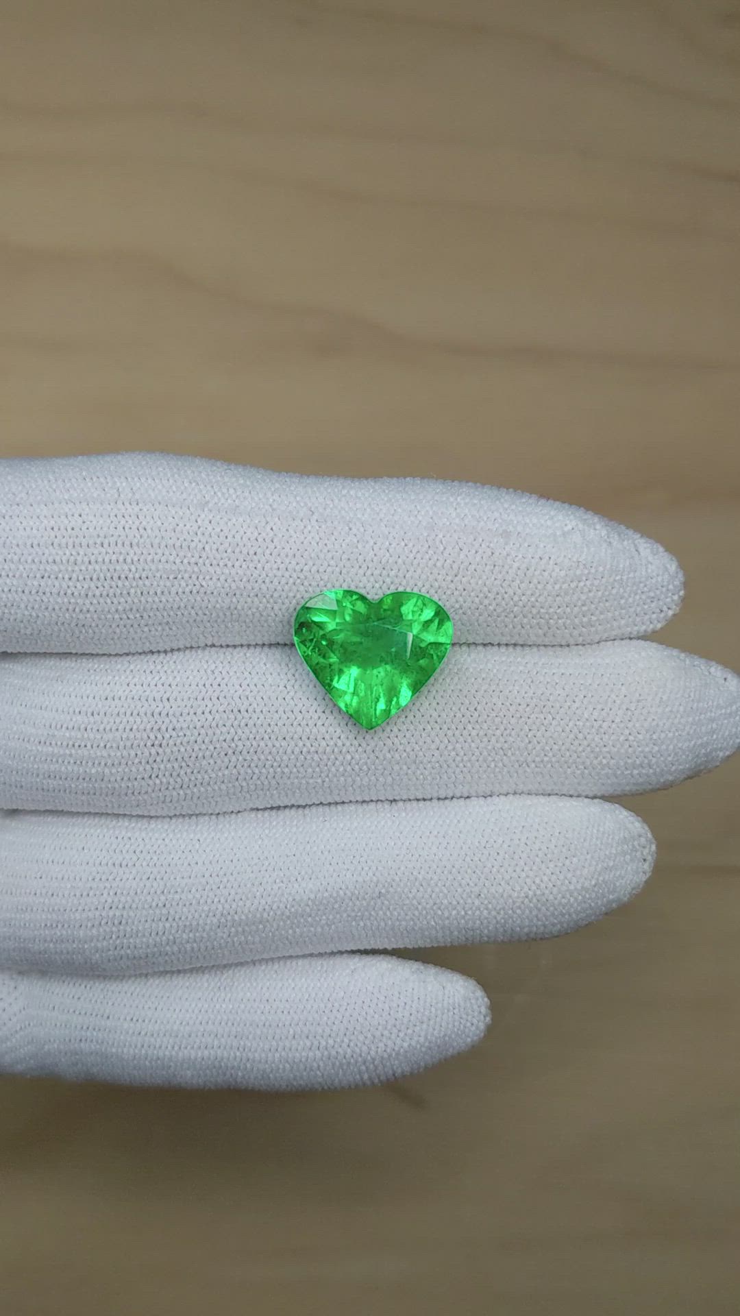 5.97 Ct. Emerald from Colombia Size Video