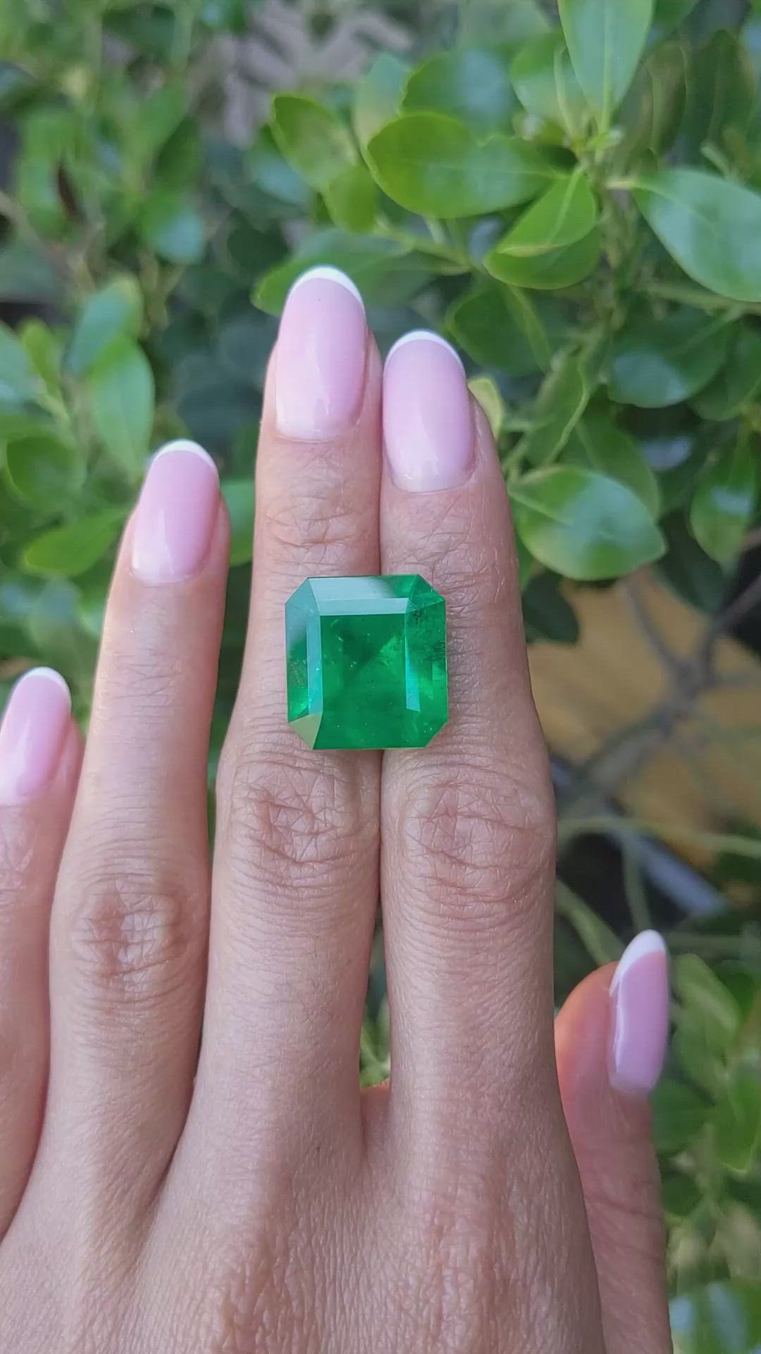15.07 Ct. Emerald from Colombia Size Video