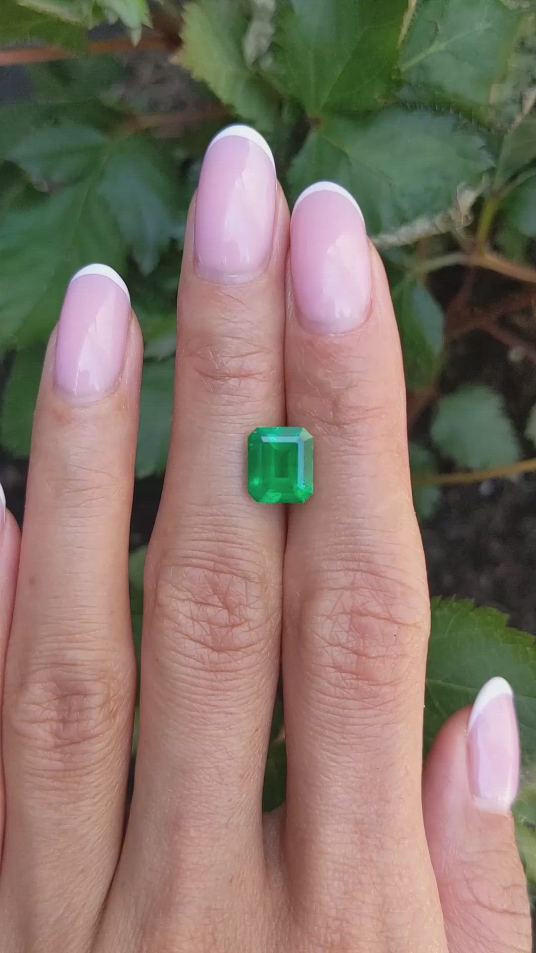 2.41 Ct. Emerald from Colombia Size Video