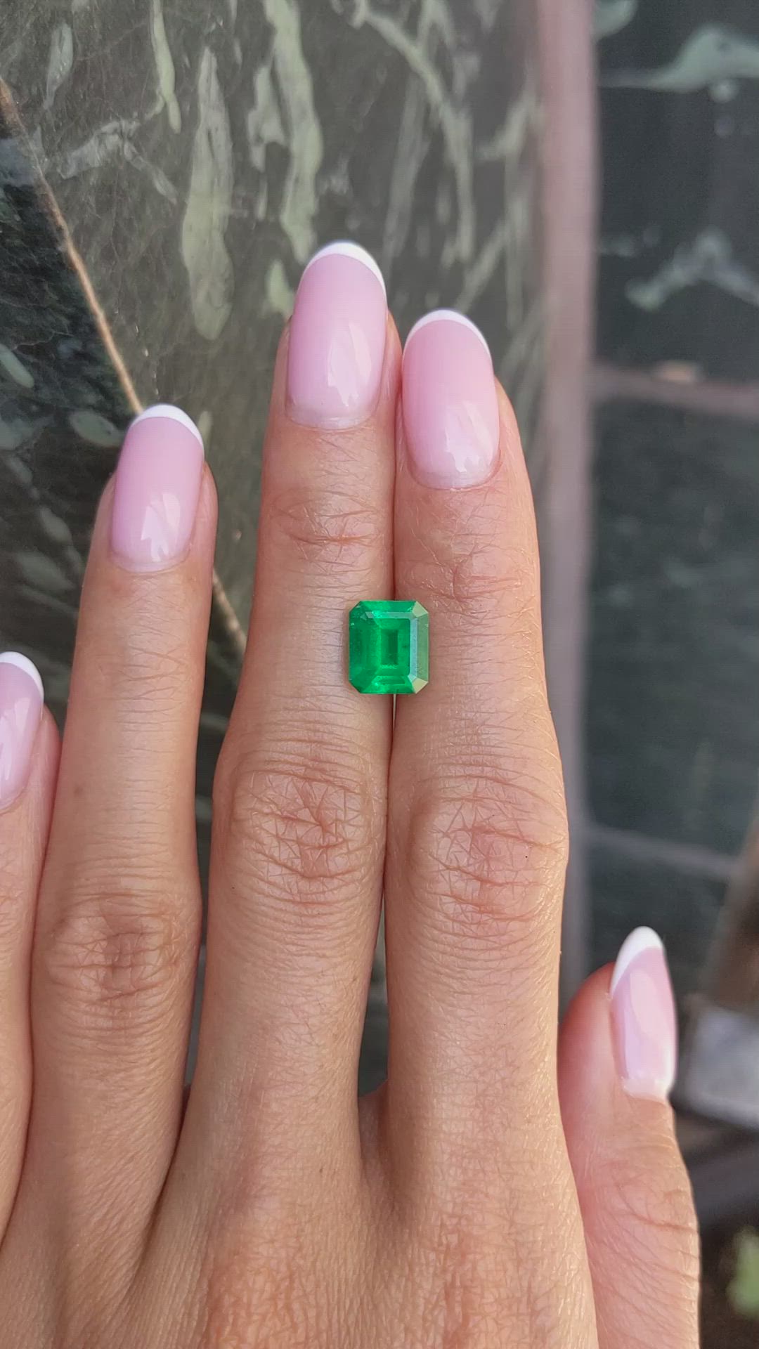 2.41 Ct. Emerald from Colombia Size Video