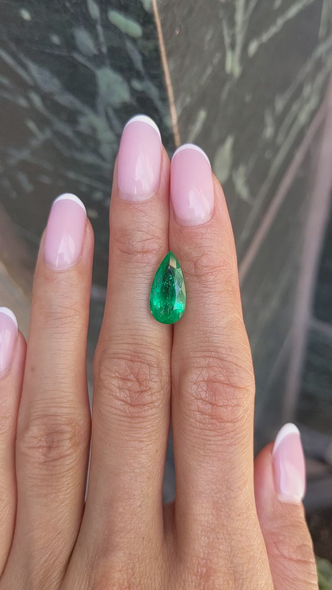 3.31 Ct. Emerald from Colombia Size Video