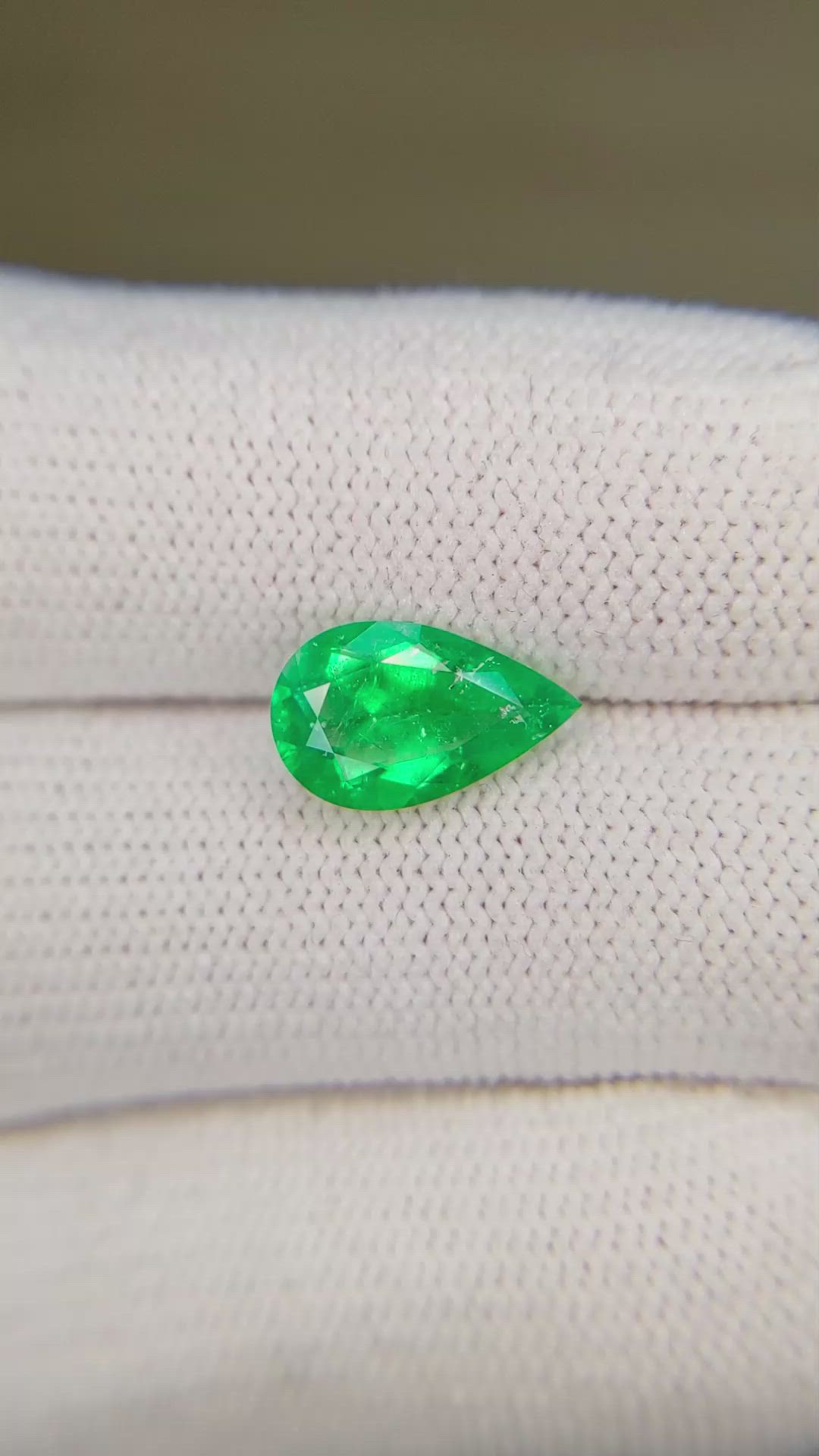 1.79 Ct. Emerald from Colombia Size Video