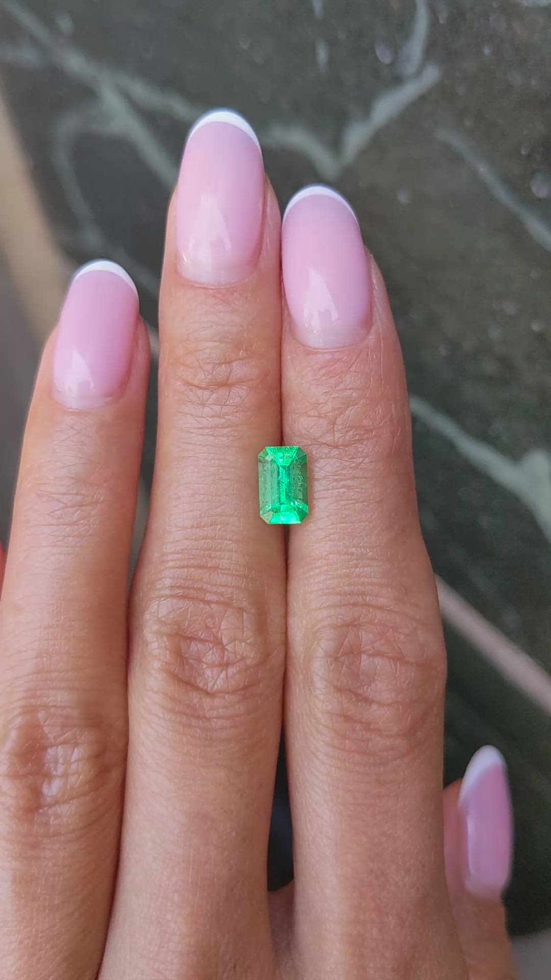 1.14 Ct. Emerald from Colombia Size Video