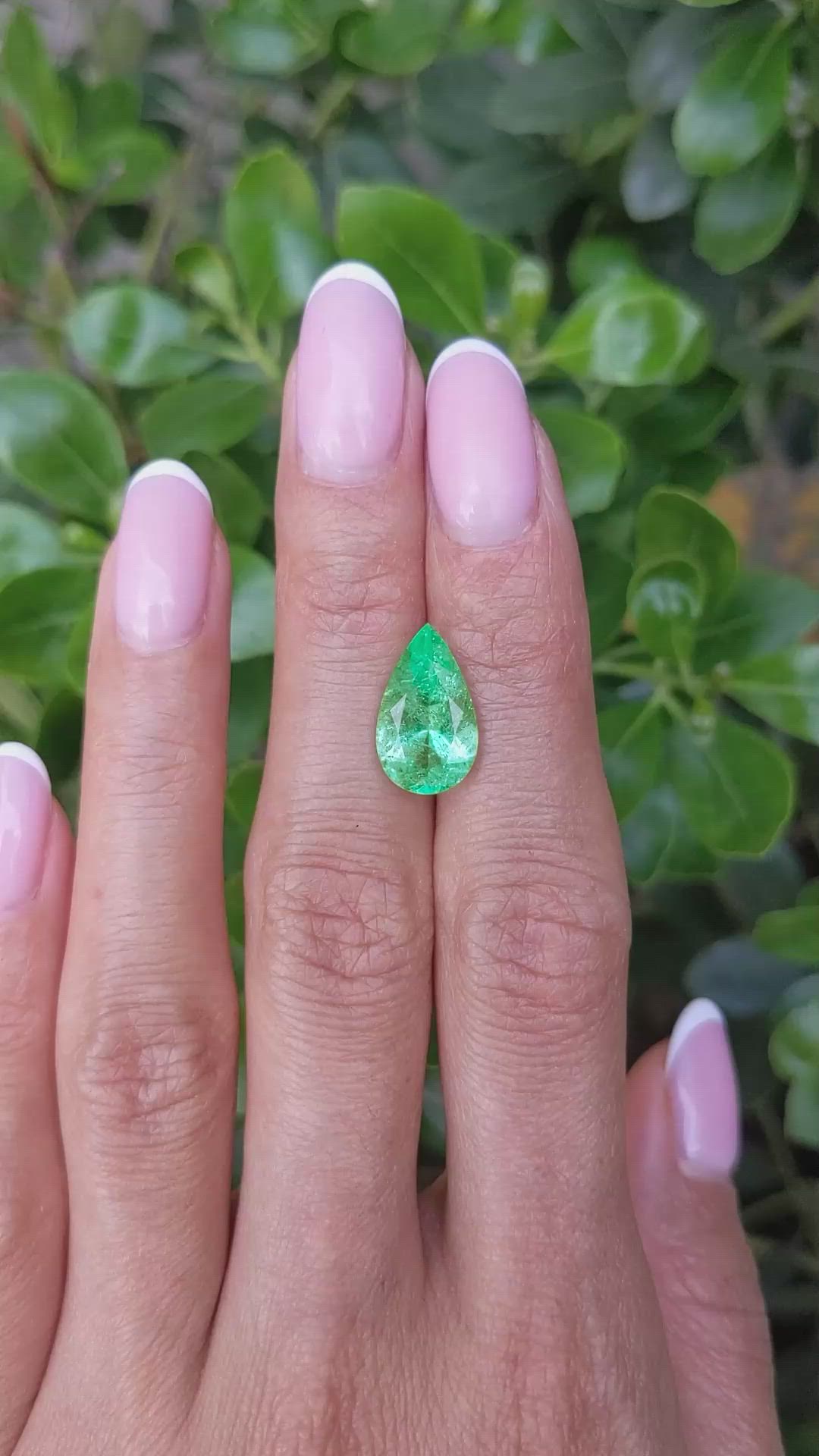 3.61 Ct. Emerald from Colombia Size Video