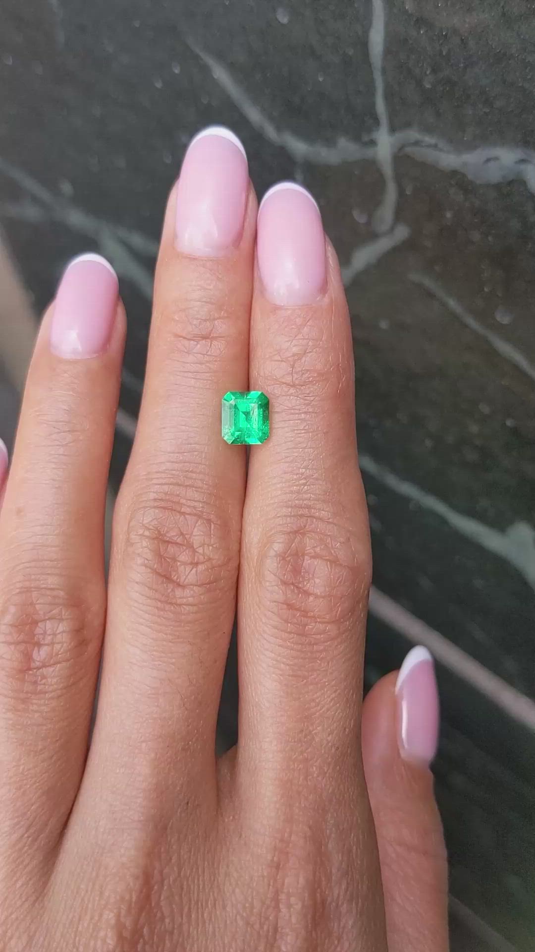 1.27 Ct. Emerald from Colombia Size Video