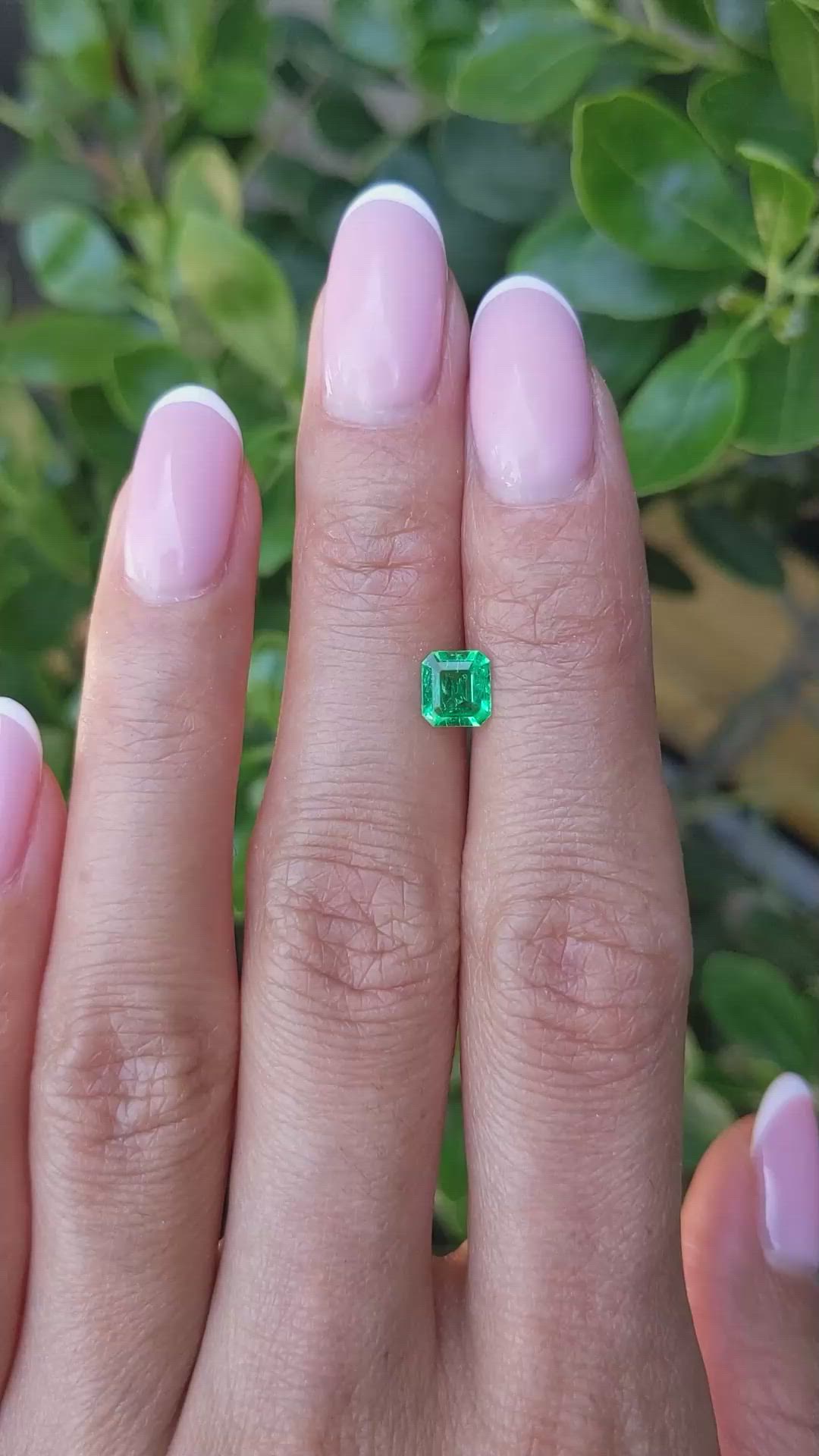 0.57 Ct. Emerald from Colombia Size Video