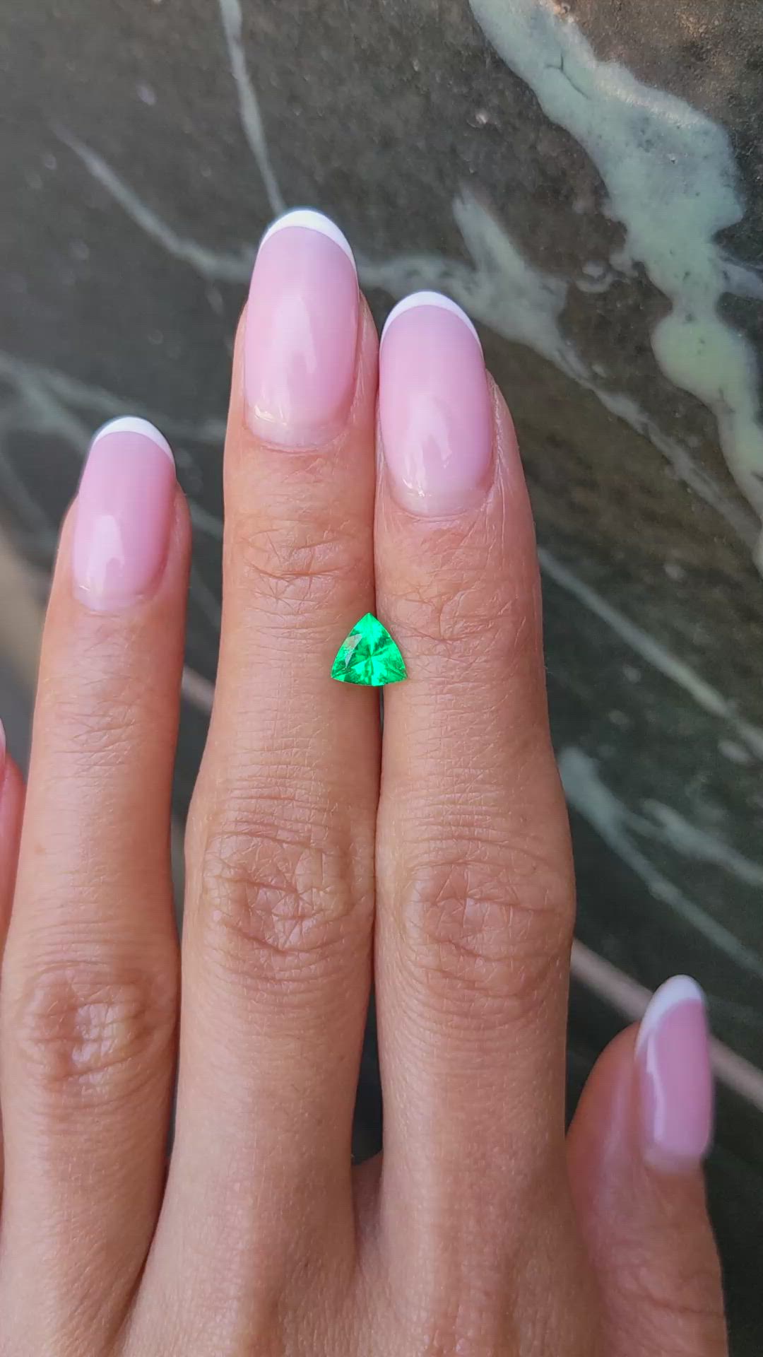 0.57 Ct. Emerald from Colombia Size Video