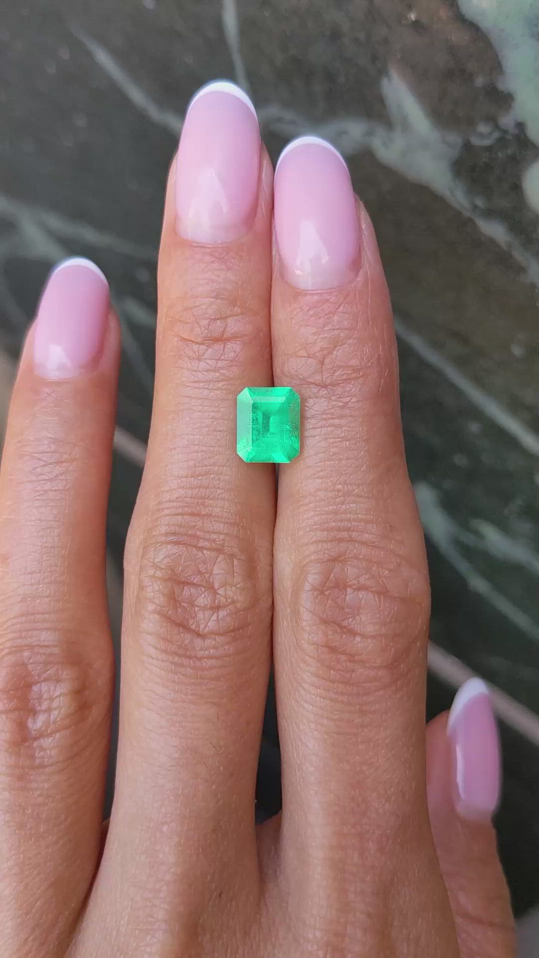 1.76 Ct. Emerald from Colombia Size Video