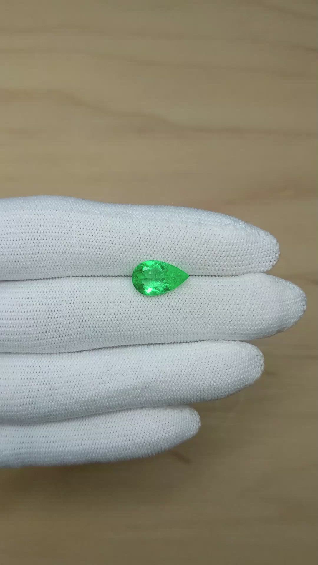1.92 Ct. Emerald from Colombia Size Video