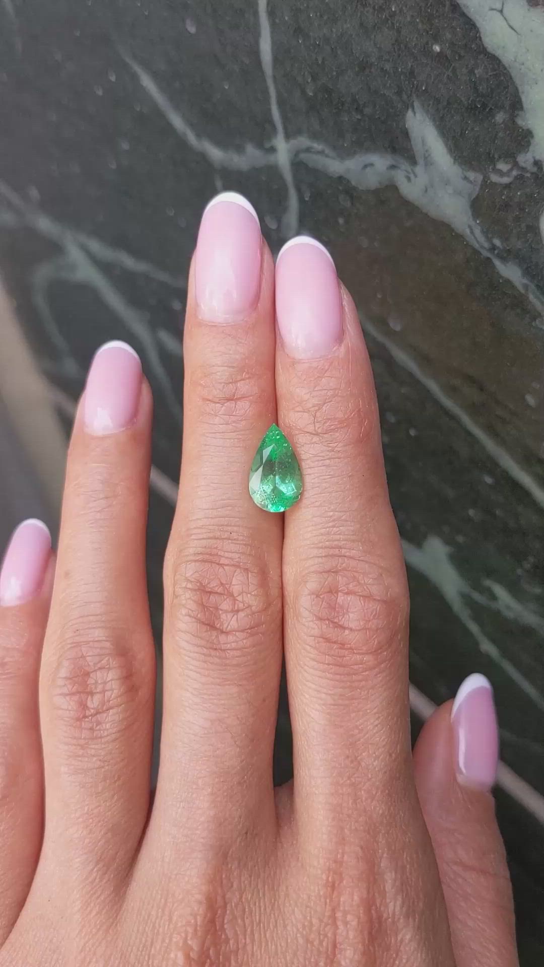 2.11 Ct. Emerald from Colombia Size Video