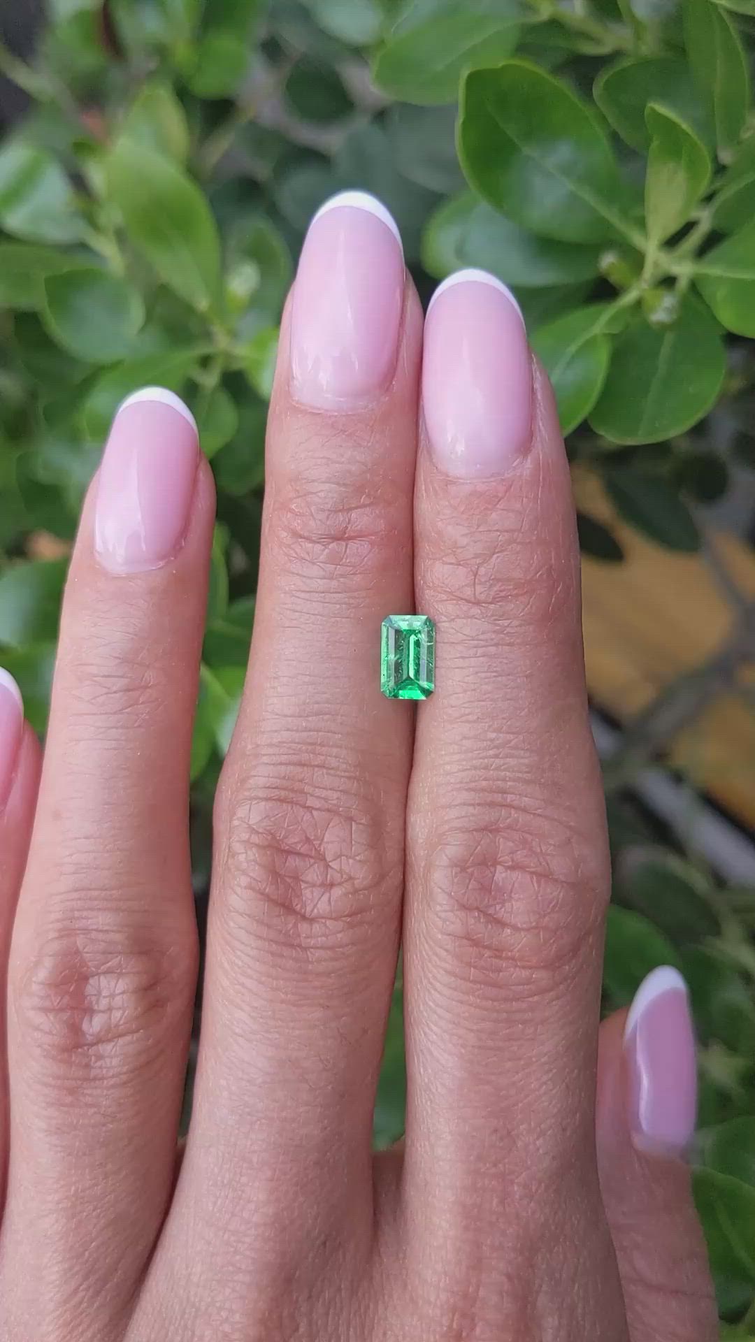 0.59 Ct. Emerald from Colombia Size Video