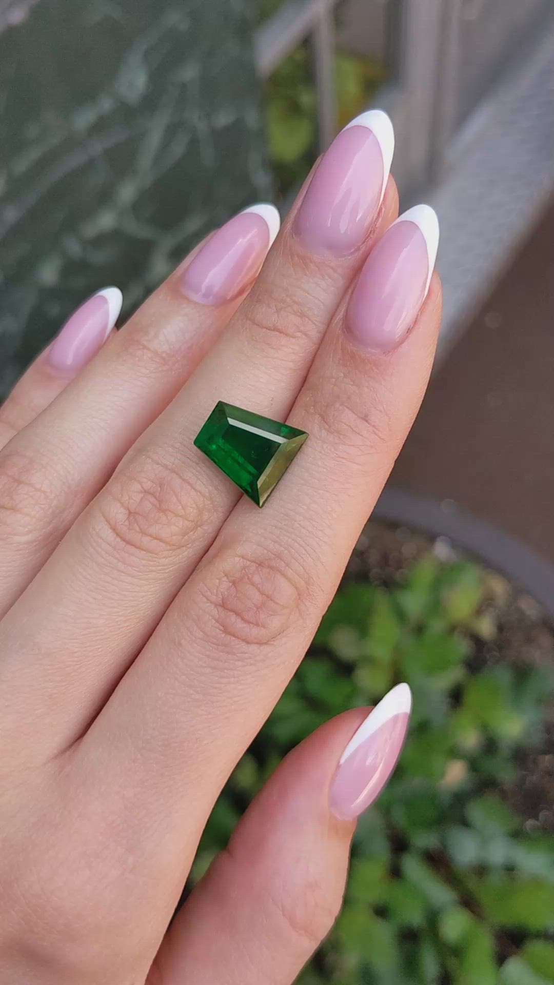 6.38 Ct. Emerald from Zambia Size Video