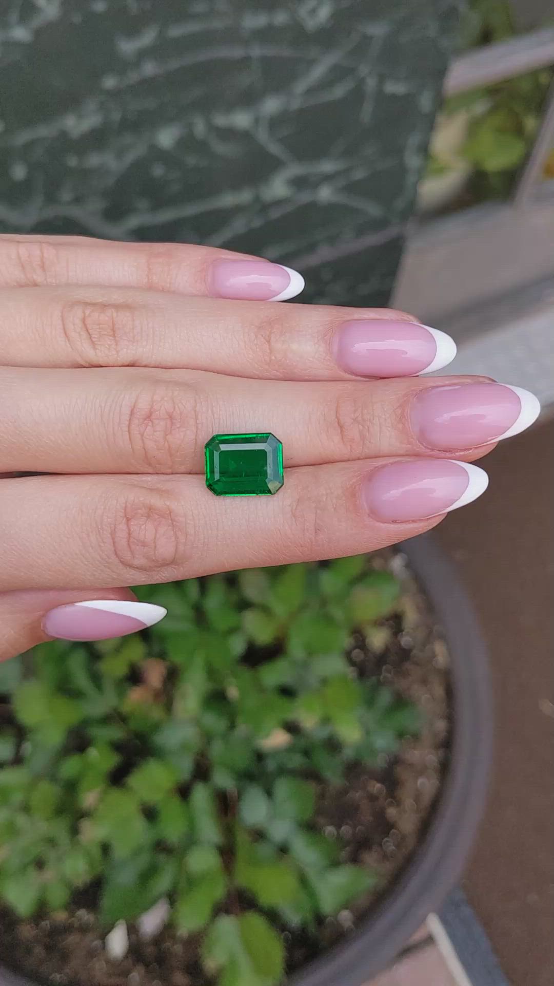 4.79 Ct. Emerald from Zambia Size Video