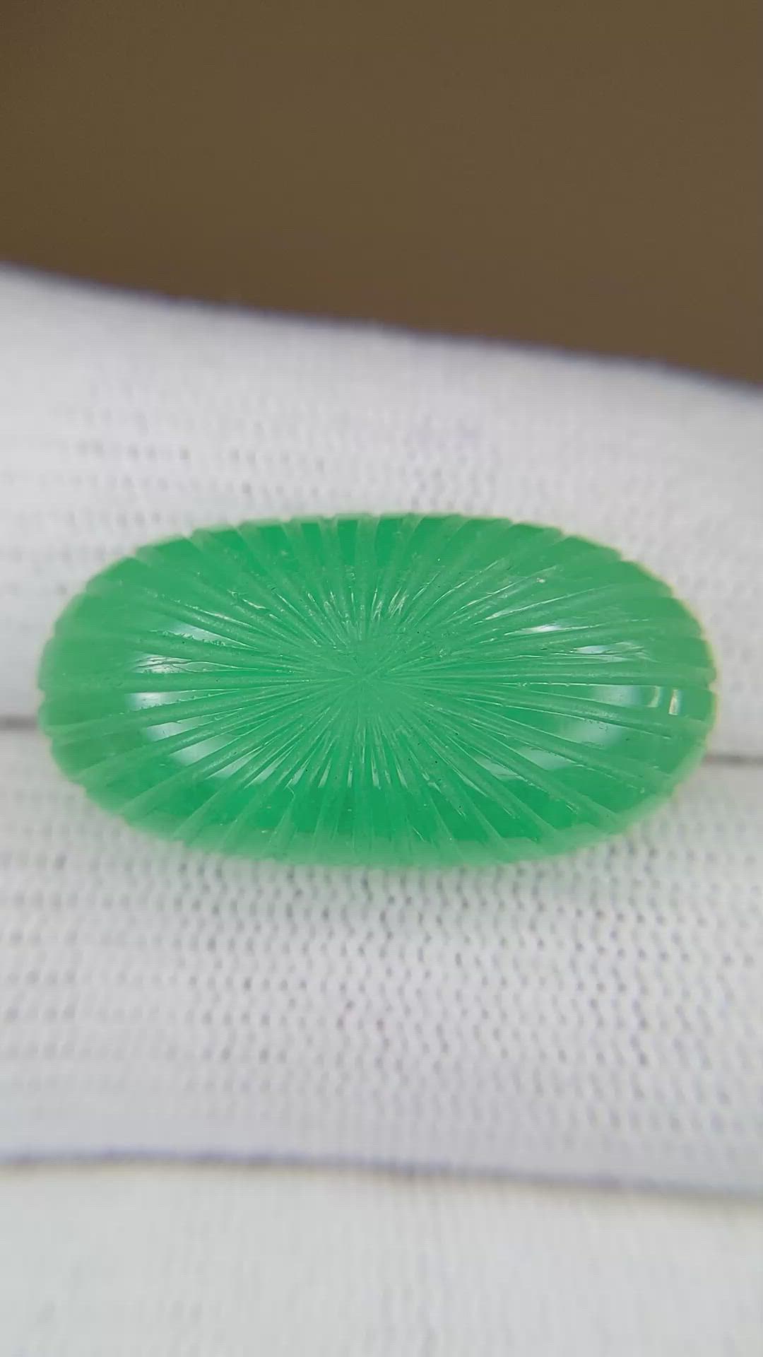 23.19 Ct. Emerald from Colombia Size Video