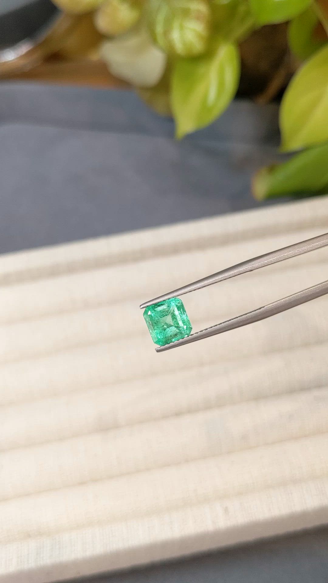 1.89 Ct. Emerald from Colombia Size Video