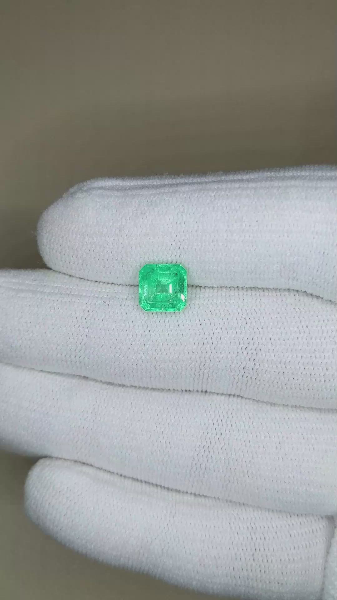 1.89 Ct. Emerald from Colombia Size Video