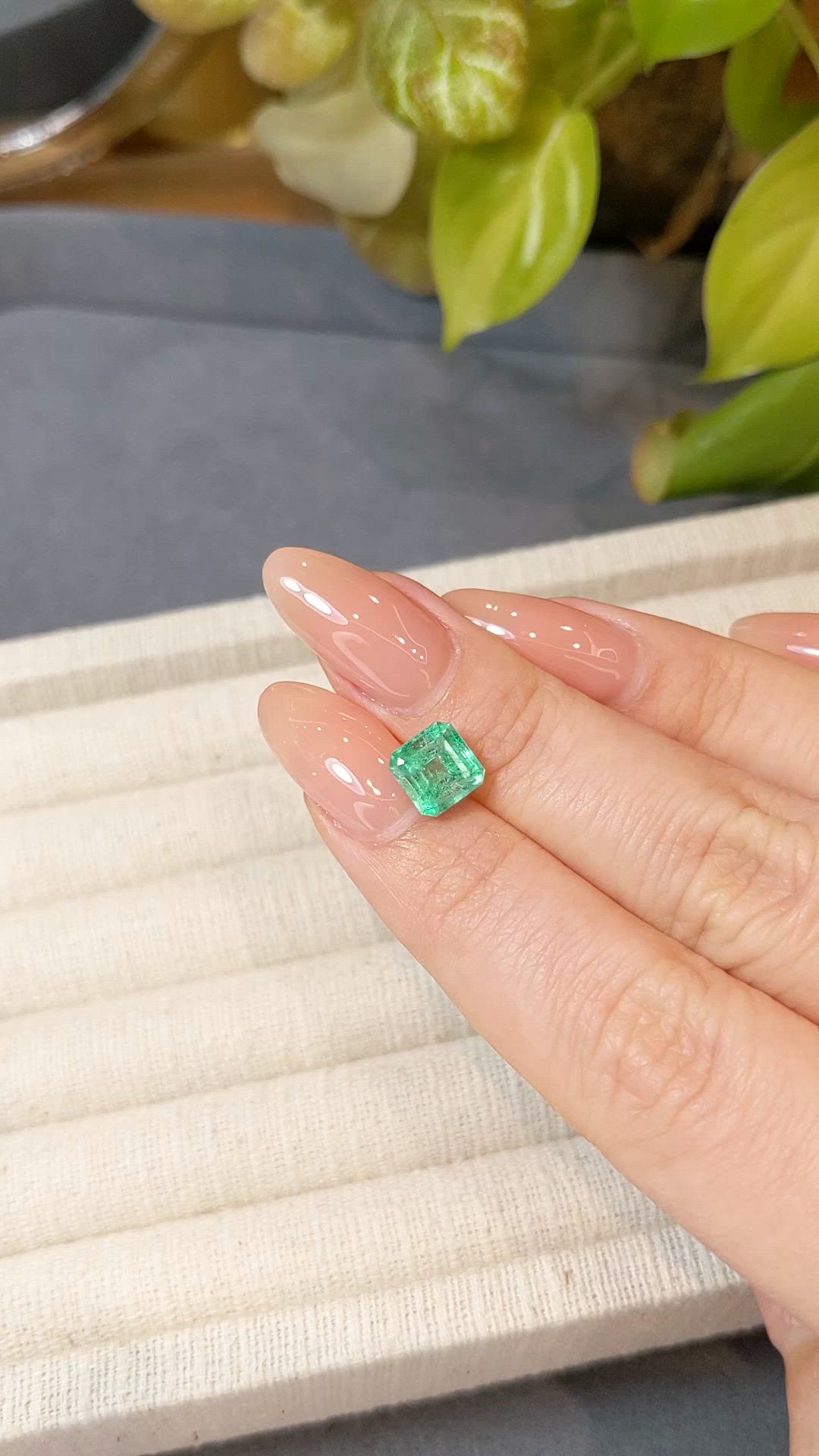 1.89 Ct. Emerald from Colombia Size Video