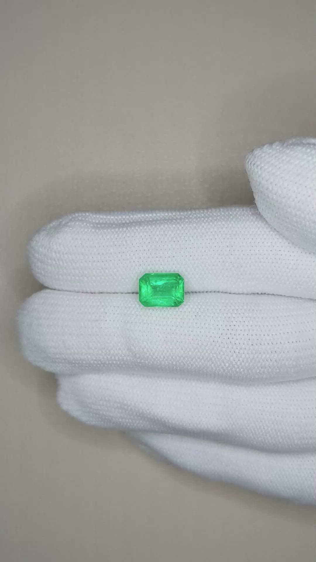 2.03 Ct. Emerald from Colombia Size Video