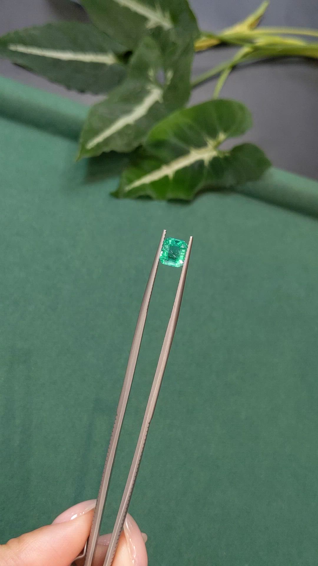 1.15 Ct. Emerald from Colombia Size Video