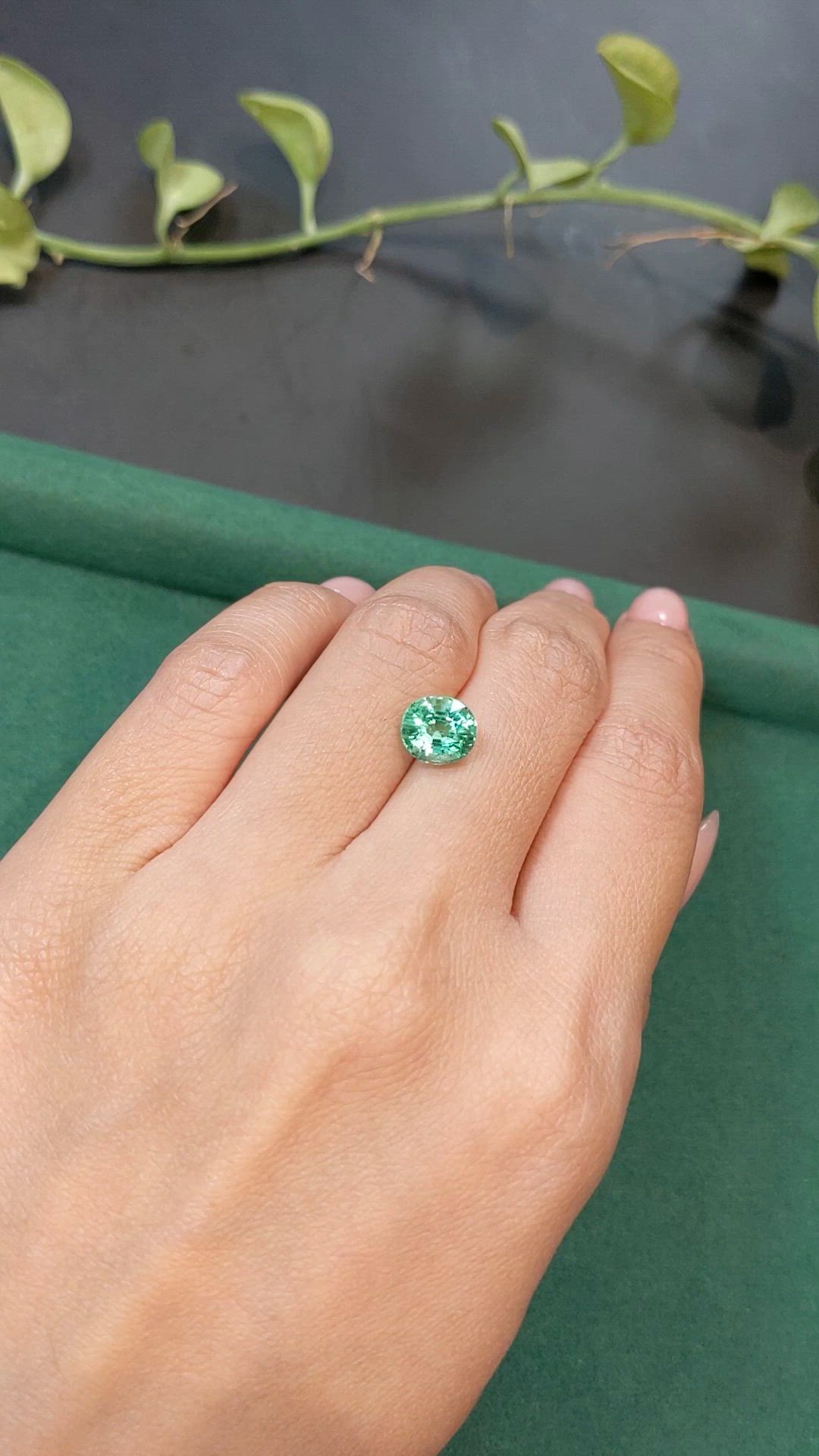 2.16 Ct. Emerald from Nigeria Size Video