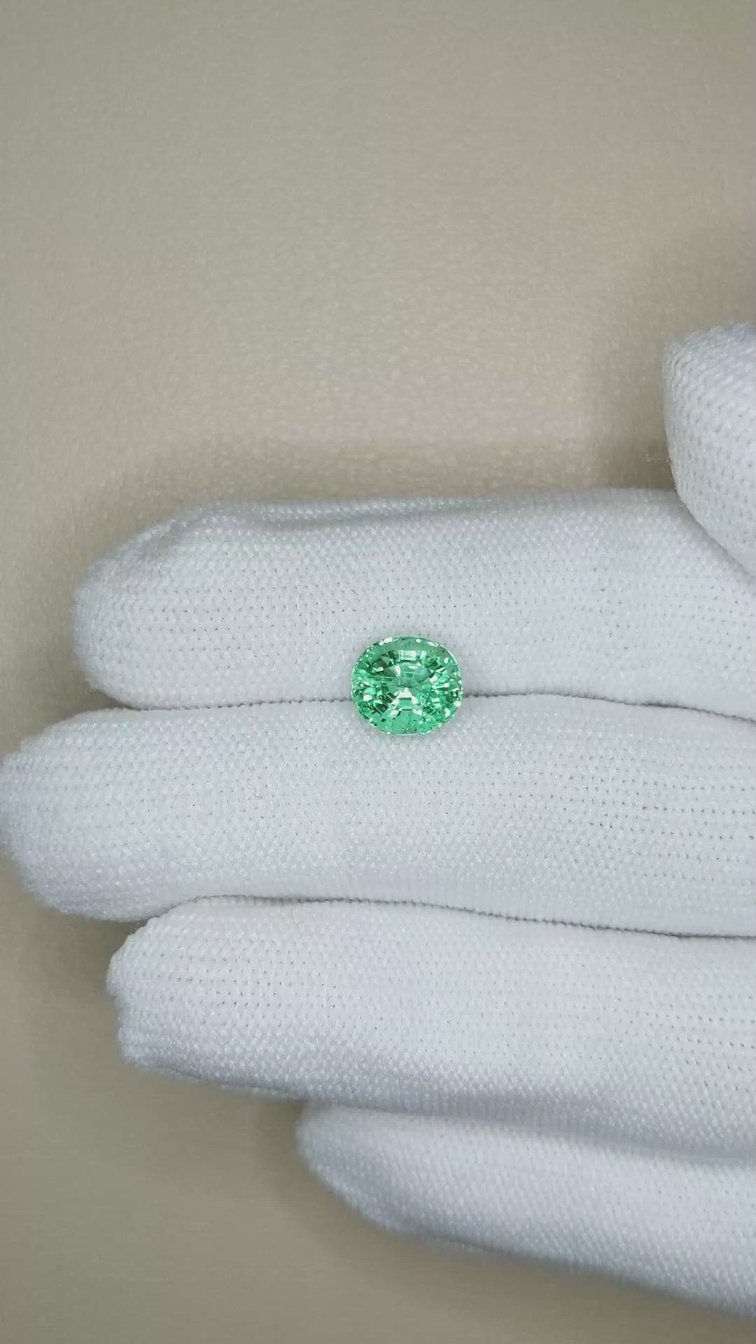 2.16 Ct. Emerald from Nigeria Size Video