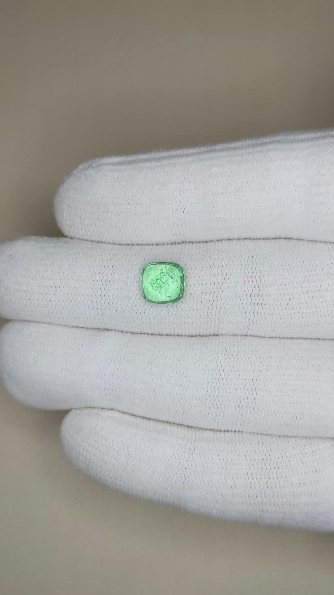1.93 Ct. Emerald from Colombia Size Video